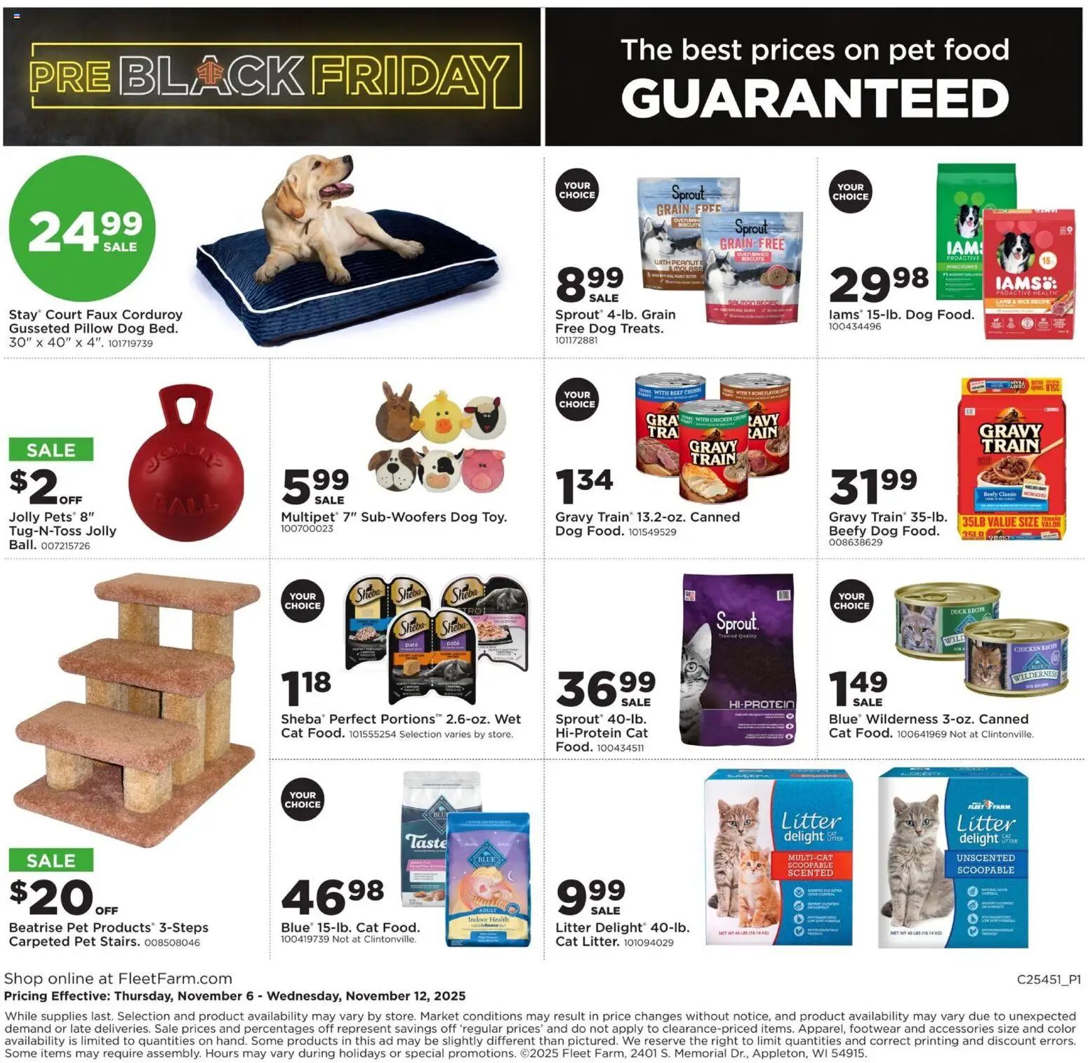 Mills Fleet Farm Black Friday - valid from 06.11.2025 | Page: 30 | Products: Pillow, Rice, Beef
