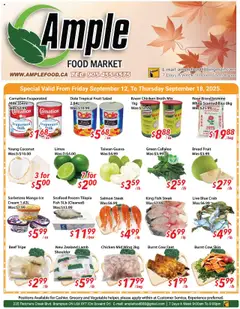 Preview of Ample Food Market - Weekly flyer Brampton from shop Ample Food Market valid from 12.09.2025