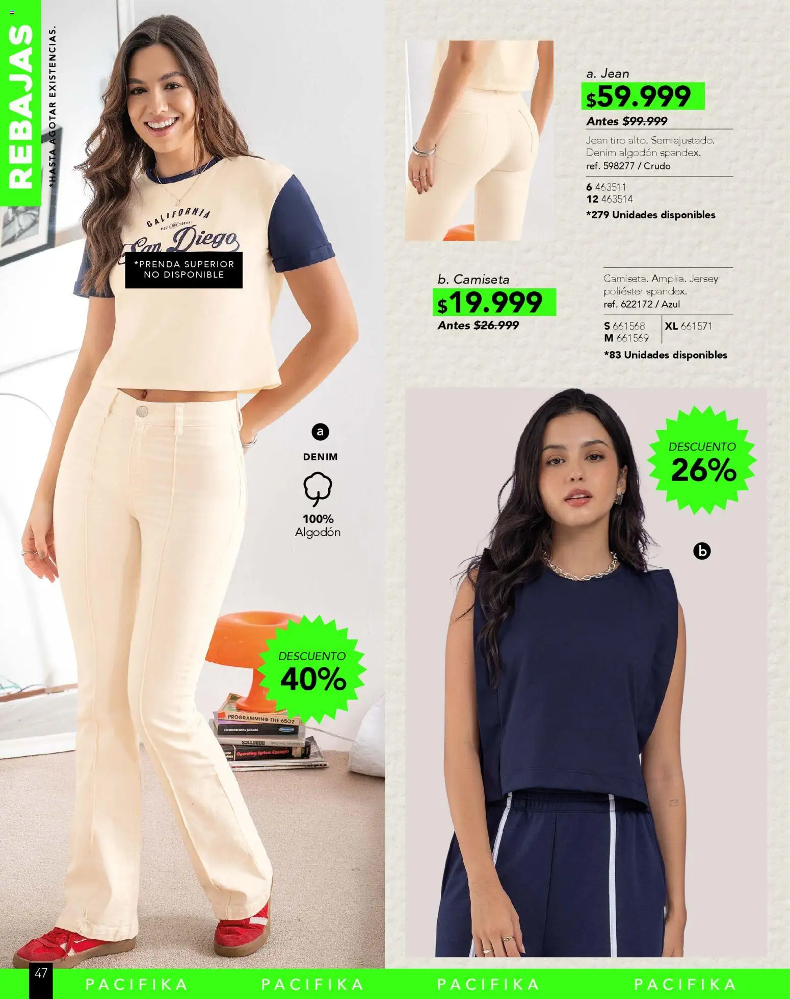 Pacifika revista - valida desde el 01.11.2025 | Página: 256 | Productos: Algodón, Jean, Camiseta