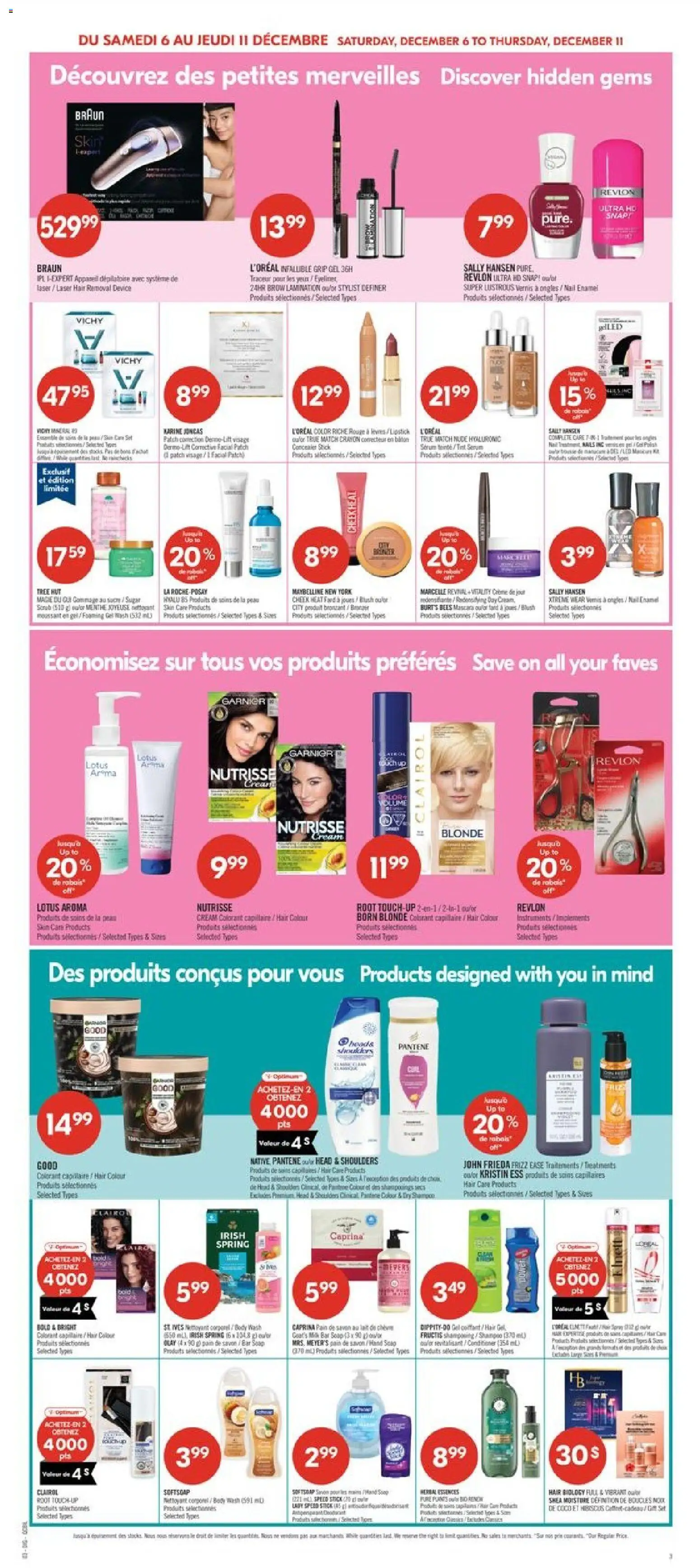 Pharmaprix flyer valid from 06.12.2025 | Page: 20 | Products: Eyeliner, Nail polish, Soap, Deodorant