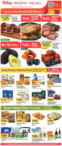 Preview of Raley's weekly ads valid from 17.09.2025