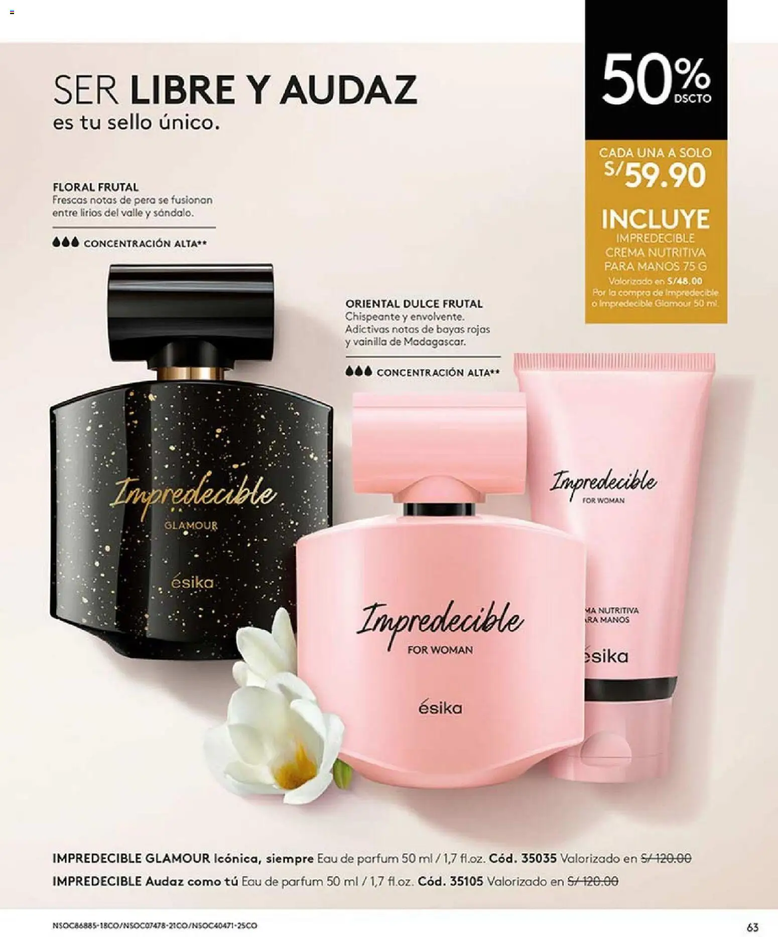 Catálogo Ésika válido desde 31.01.2026 | Página: 63 | Productos: Crema