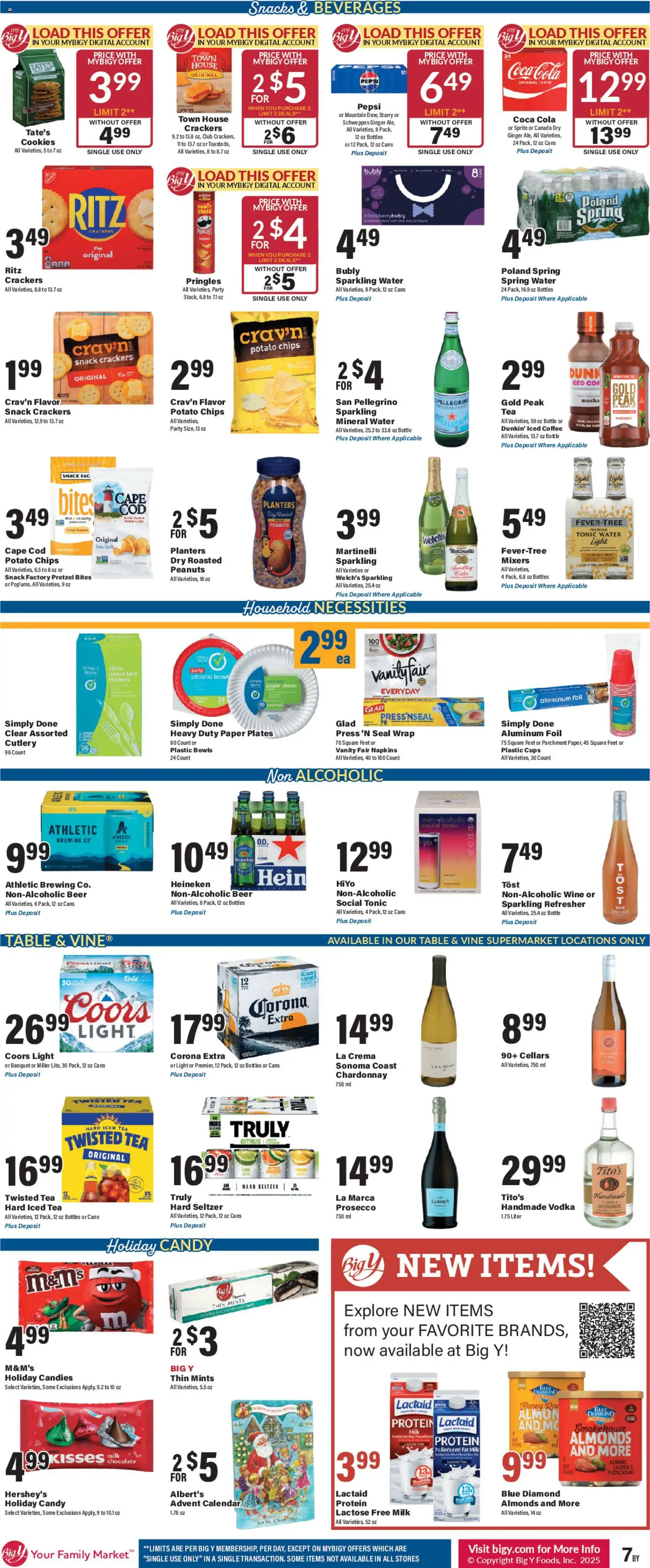 Big Y Weekly Ad - valid from 20.11.2025 | Page: 11 | Products: Press, Chocolate, Water, Salt