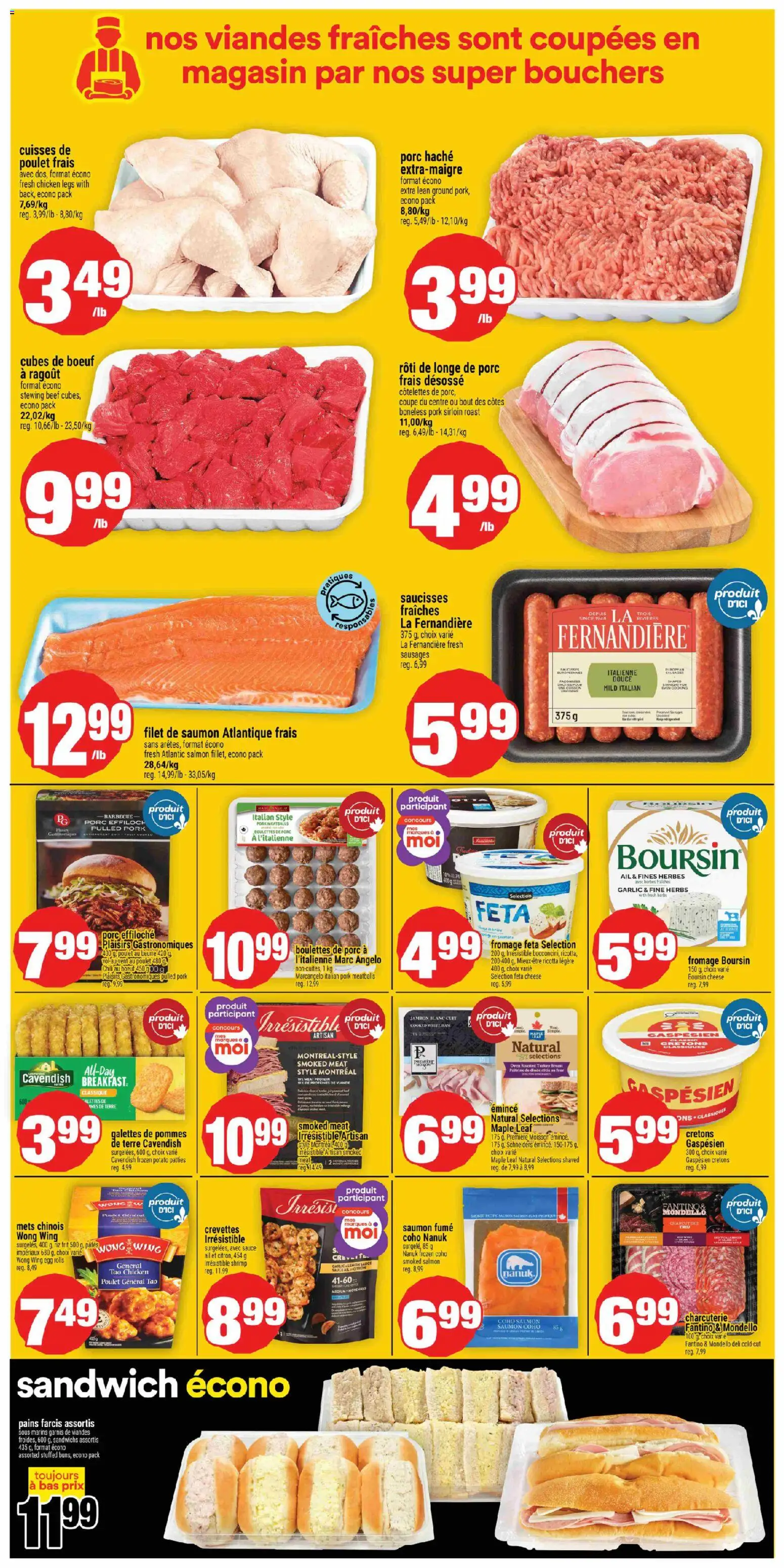 Super C flyer valid from 05.03.2026 | Page: 5 | Products: Cheese, Ham, Chicken, Pork