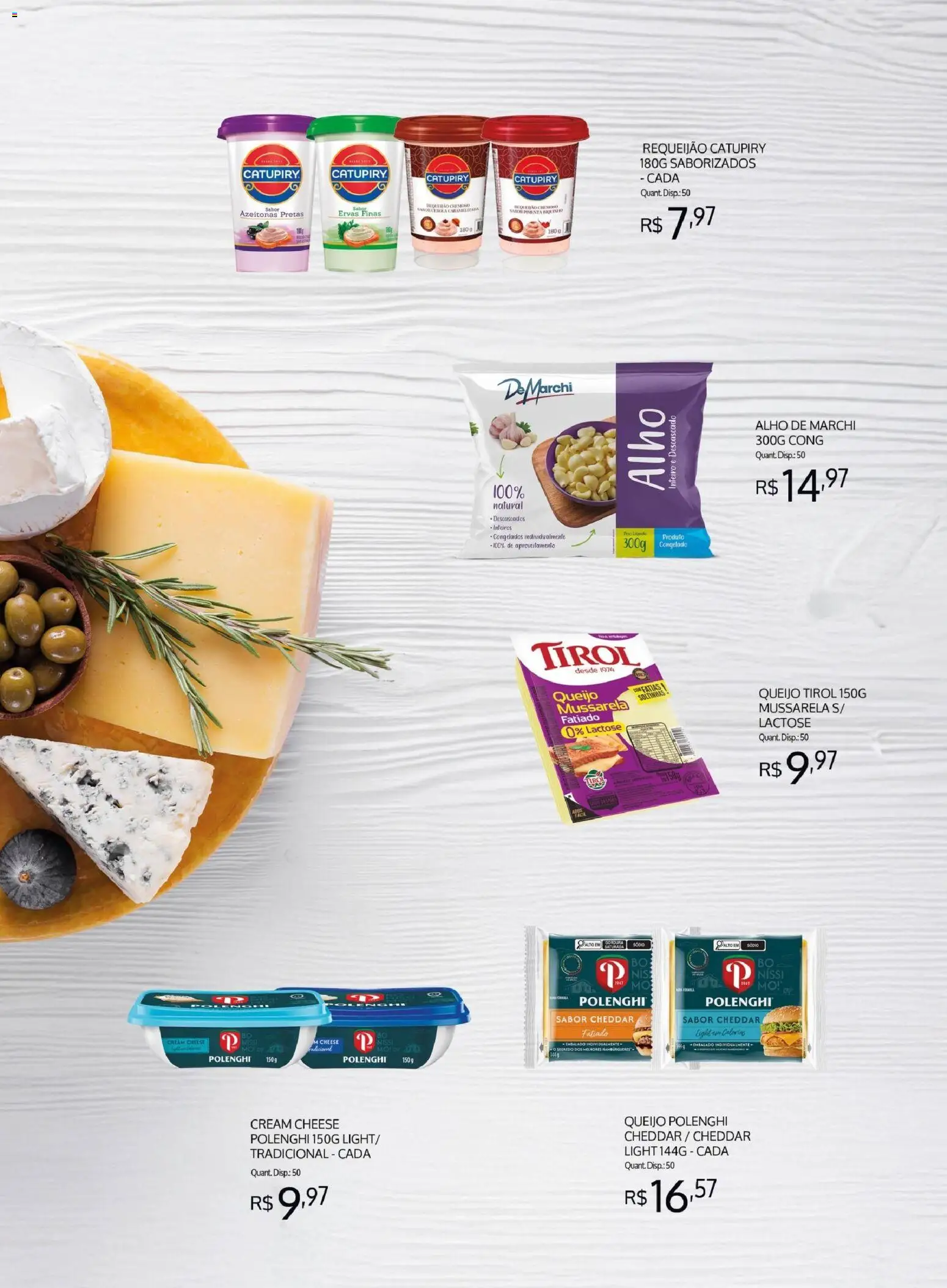 Bistek Supermercados Folheto - válido de 31.12.2025 | Página: 5 | Produtos: Alho, Azeitonas, Cheddar, Cream cheese