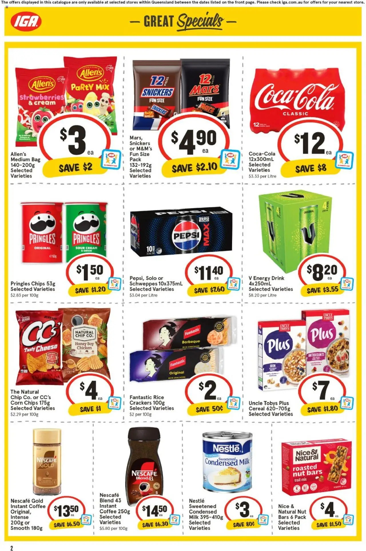 IGA catalogue - valid from 06.08.2025 | Page: 2 | Products: Toilet, Pizza, Coat, Tuna