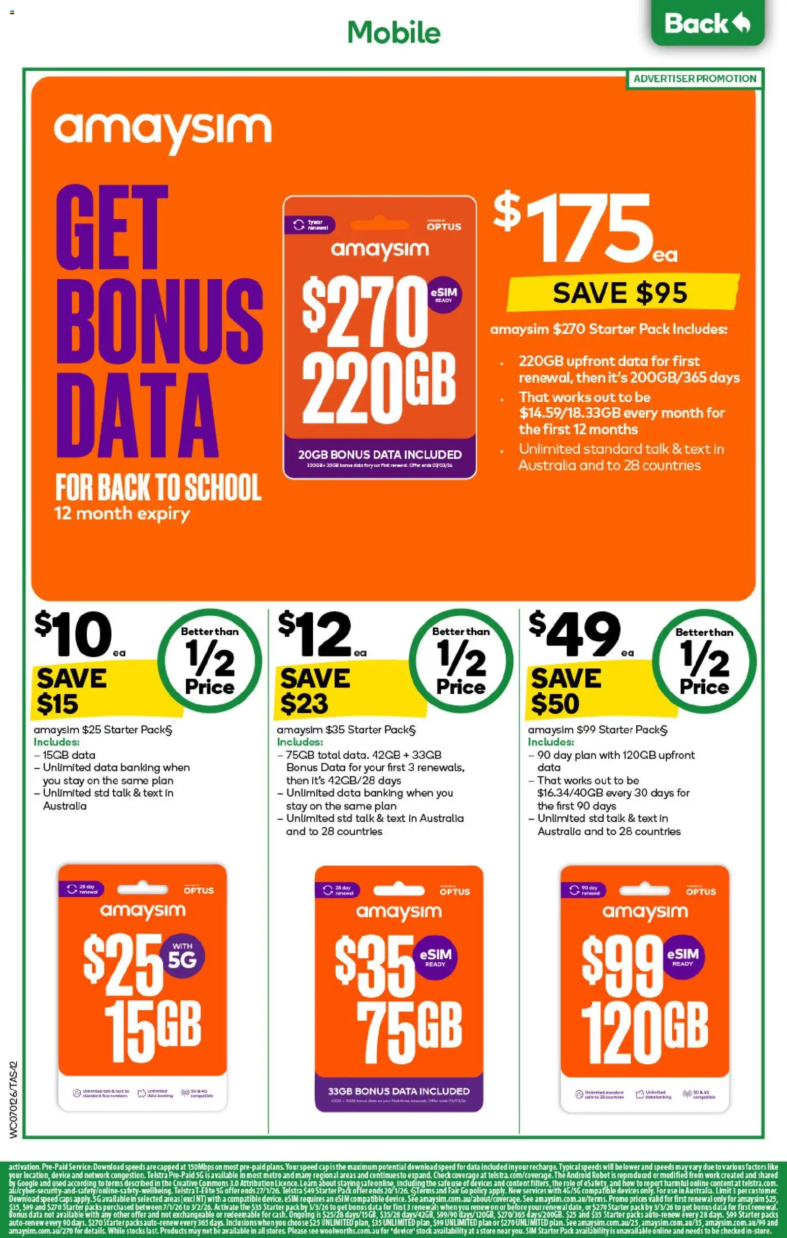 Woolworths catalogue - valid from 07.01.2026 | Page: 42 | Products: Cap, Device, Safe, Robot