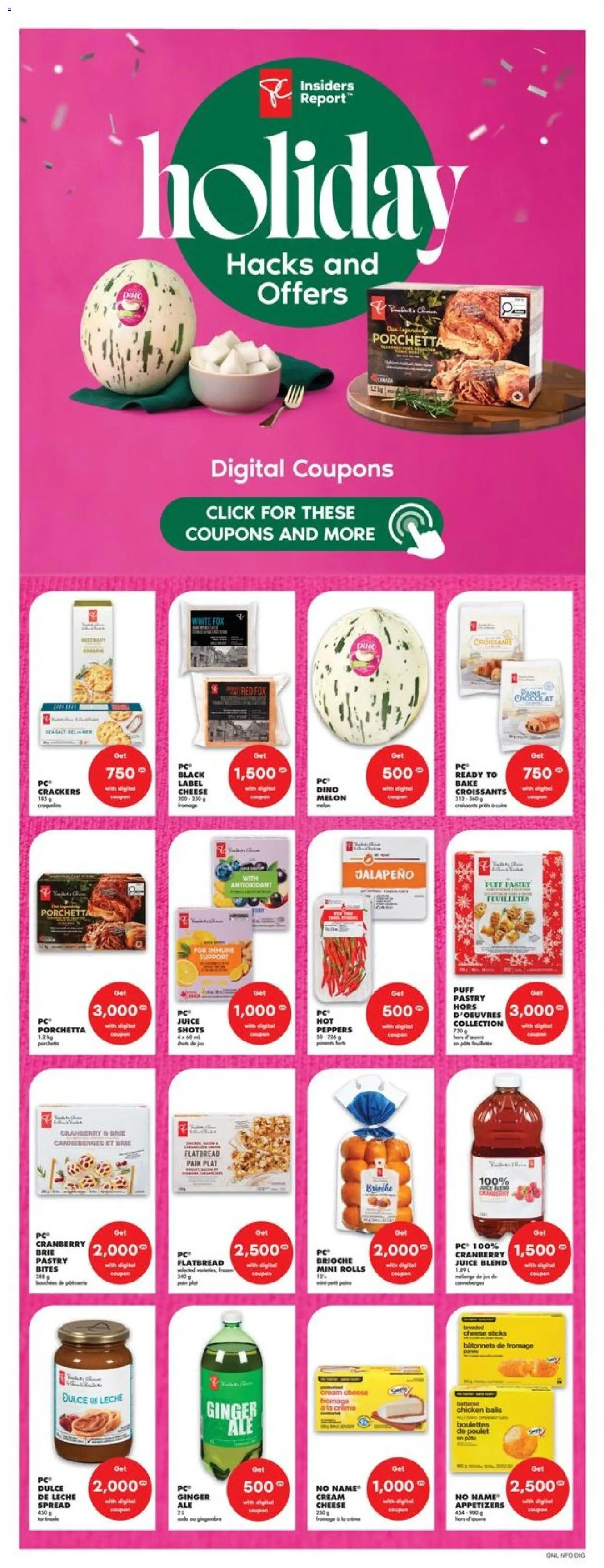 No Frills flyer valid from 11.12.2025 | Page: 8 | Products: Cream, PC, Cheese, Chicken