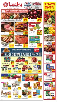 Preview of Lucky Supermarkets weekly ads valid from 14.01.2026