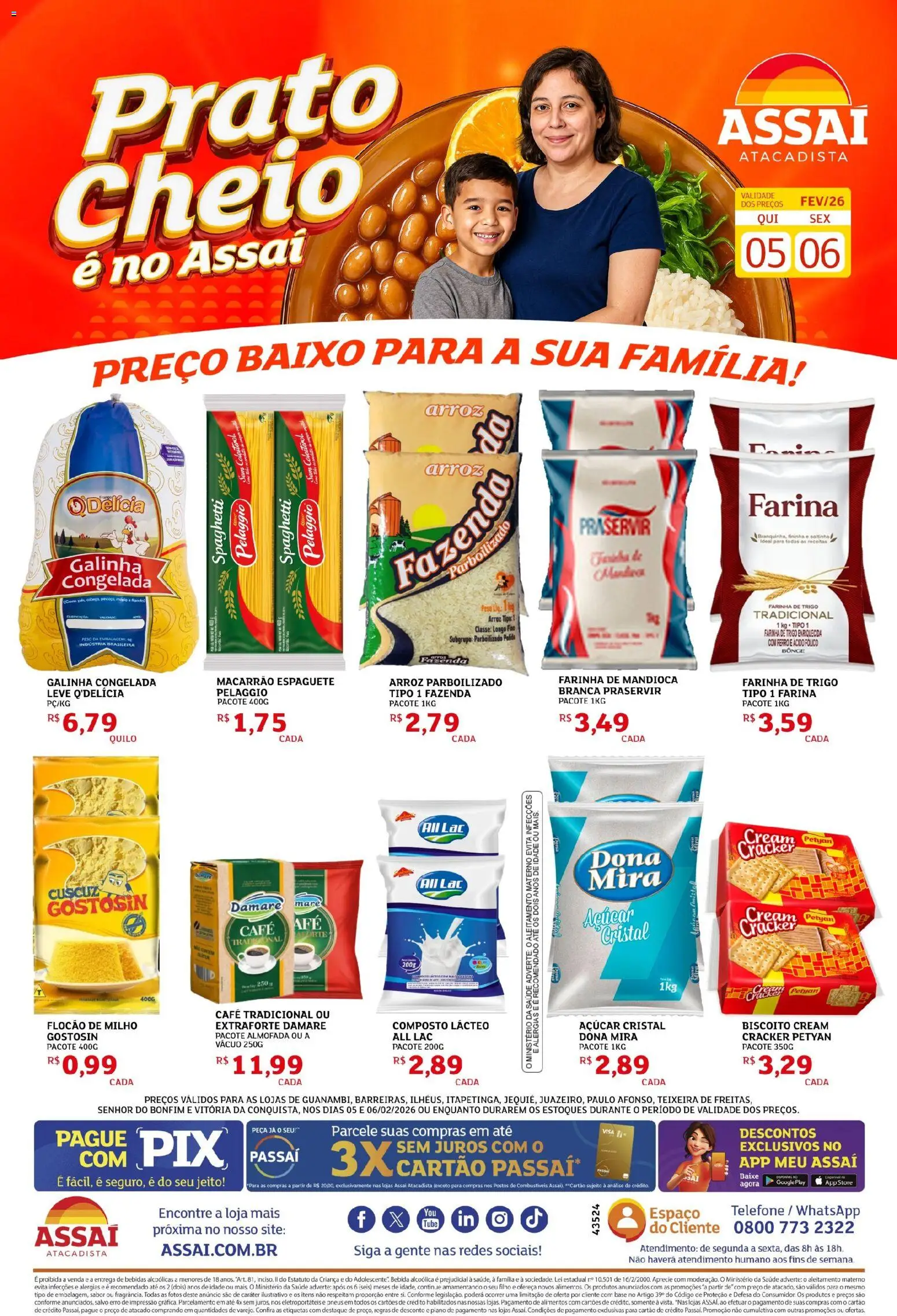 Assaí Atacadista Folheto - válido de 05.02.2026 | Página: 1