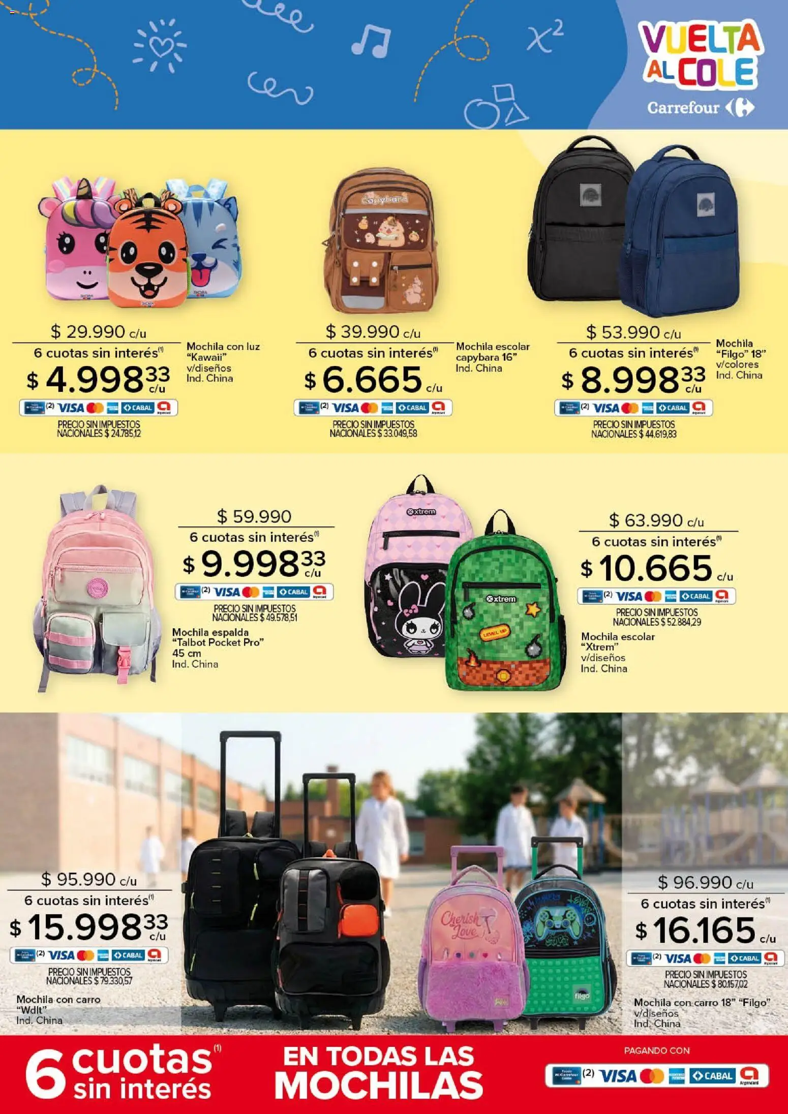 Carrefour - Vuelta al Cole  │ válido desde el 10.02.2026 | Página: 19 | Productos: Mochila