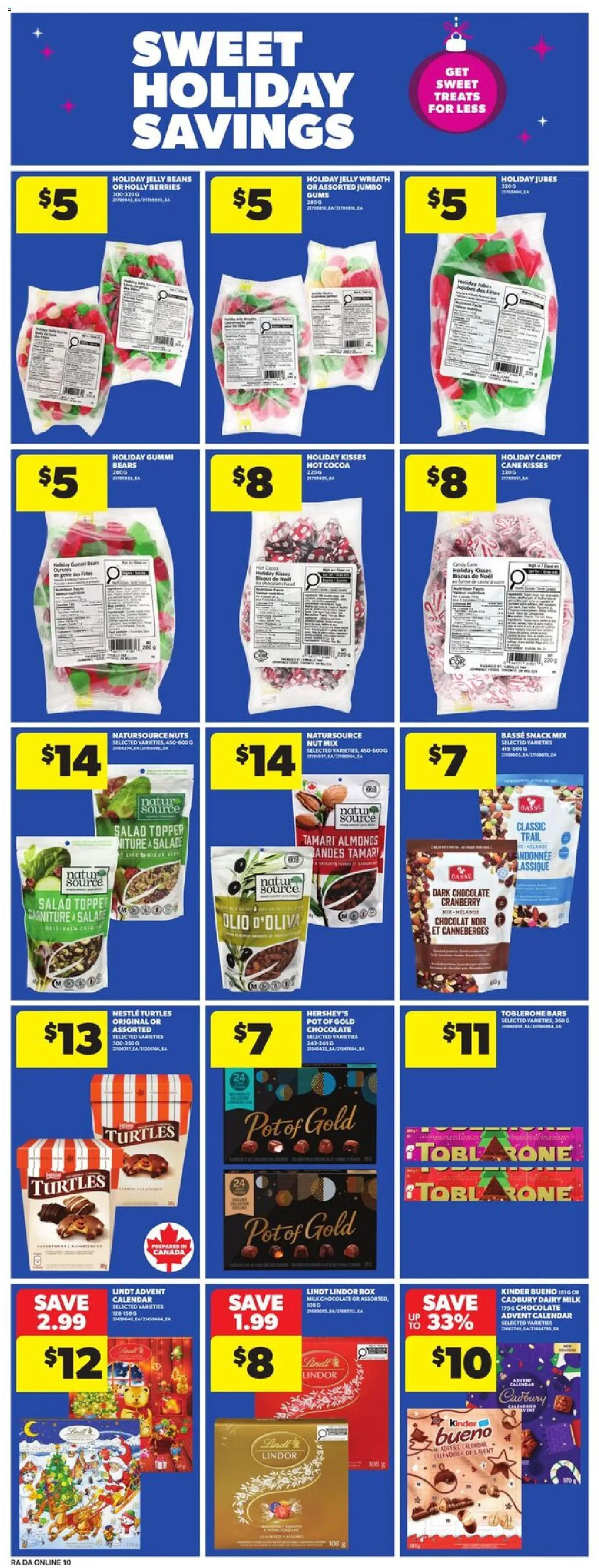 Atlantic Superstore flyer valid from 13.11.2025 | Page: 20 | Products: Nuts, Salad, Box, Milk