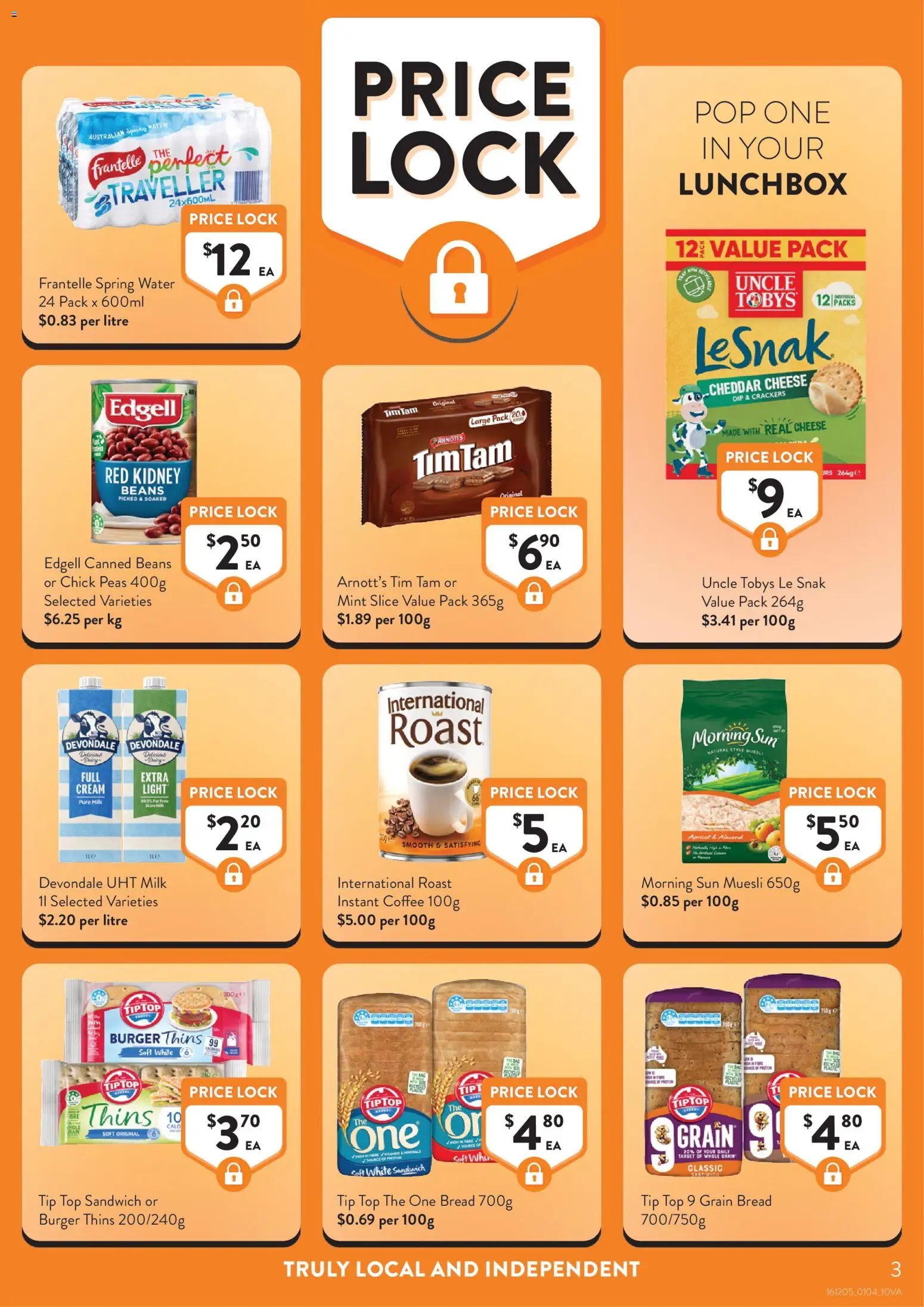 Foodworks catalogue - valid from 01.04.2026 | Page: 3 | Products: Light, Crackers, Cheese, Cream