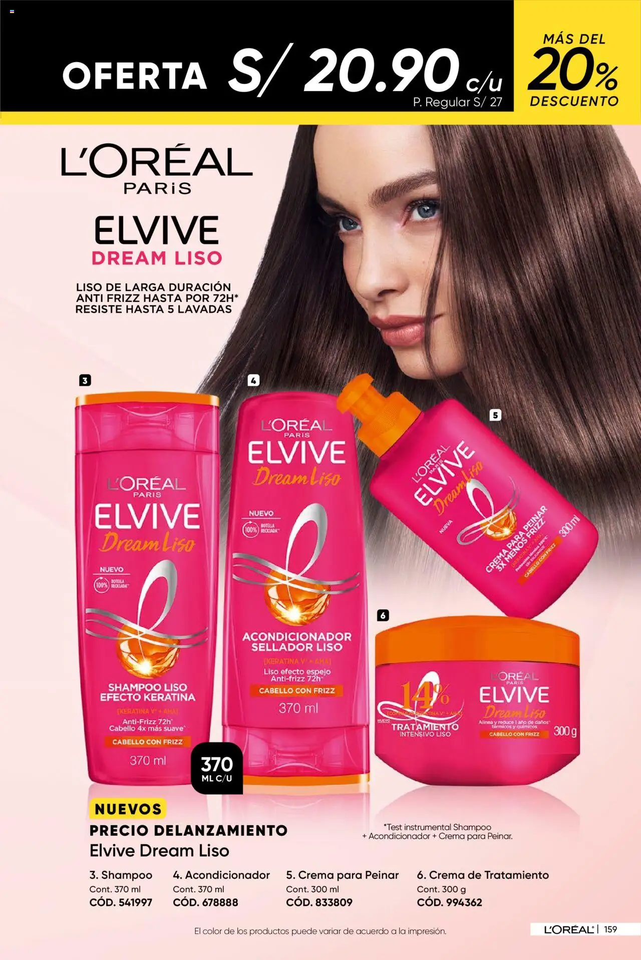 Catálogo Azzorti válido desde 18.08.2025 | Página: 163 | Productos: Shampoo, Acondicionador, Espejo, Crema