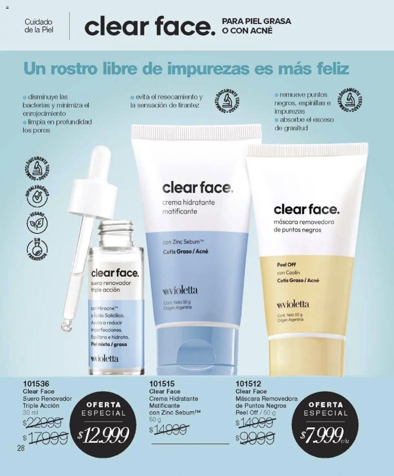 Violetta catálogo │ válido desde el 19.09.2025 | Página: 28 | Productos: Máscara, Crema