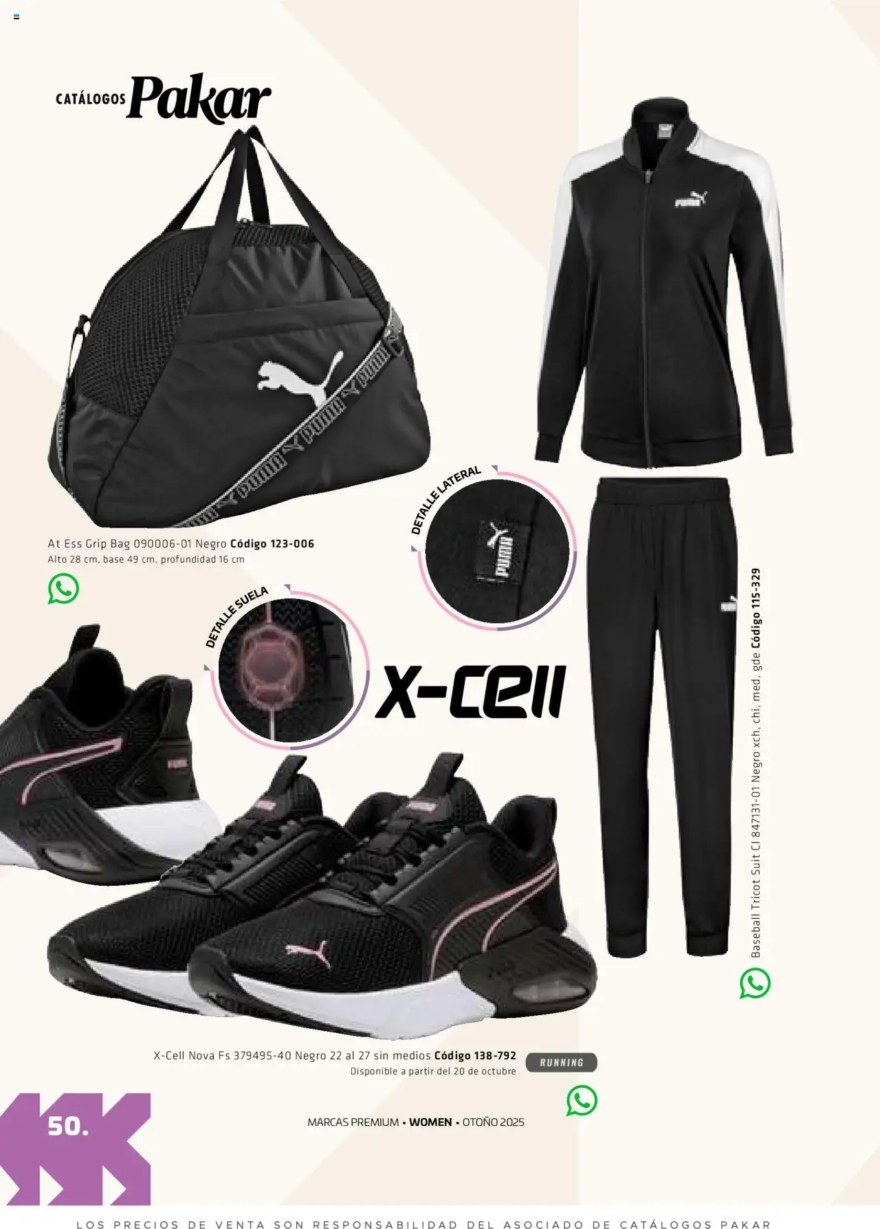 Nuevas ofertas de SC Pakar válidas en toda la República Mexicana desde el 29.08.2025. ¡Encuentra las mejores ofertas en SC Pakar - Catálogo Otoño Women! | Página: 50