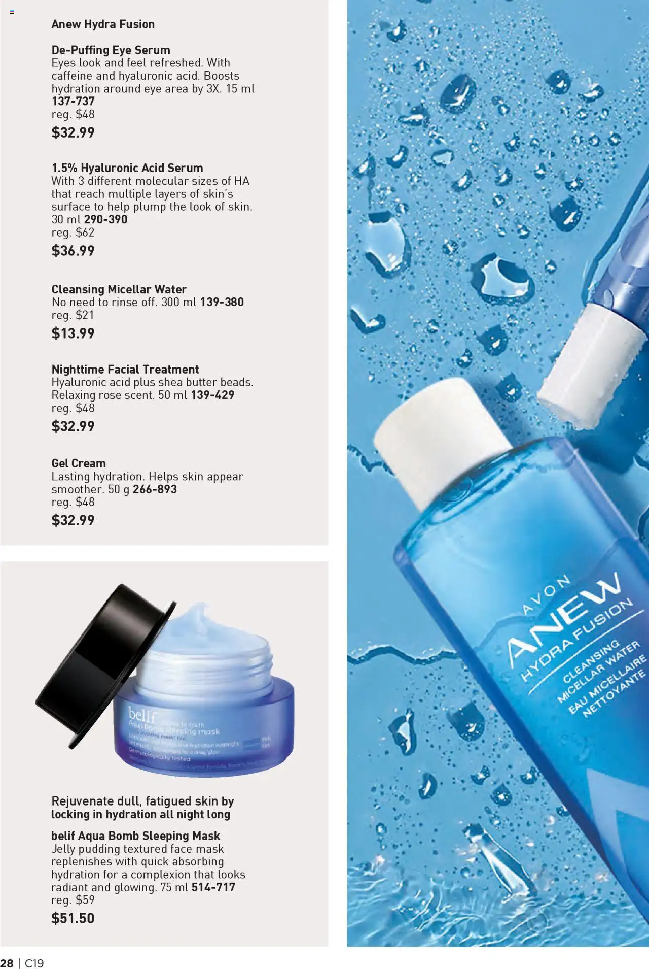 Avon flyer valid from 11.09.2025 | Page: 28 | Products: Cream, Mask, Micellar water, Butter