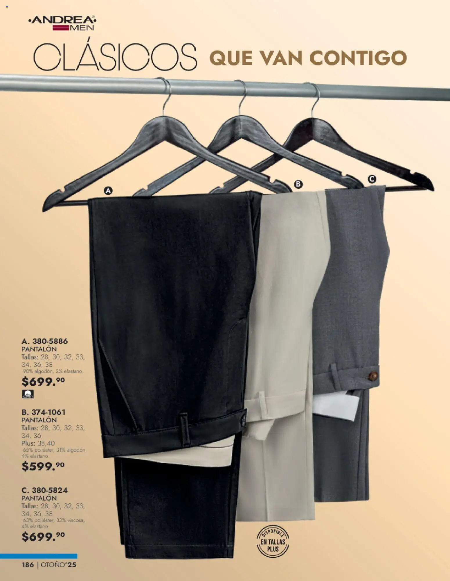 Nuevas ofertas de Andrea válidas en toda la República Mexicana desde el 26.11.2025. ¡Encuentra las mejores ofertas en Andrea catálogo Vestir Caballero otoño! | Página: 24