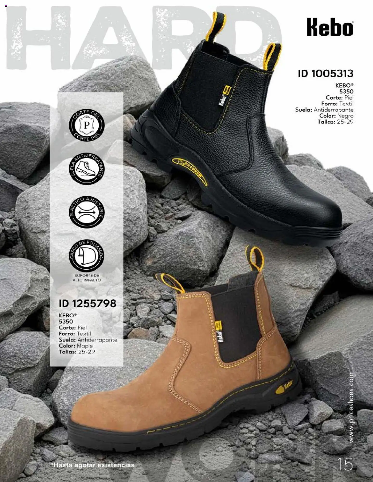 Nuevas ofertas de Price Shoes válidas en toda la República Mexicana desde el 23.12.2025. ¡Encuentra las mejores ofertas en Price Shoes catálogo Hummer! | Página: 15