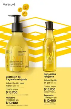 Vista previa Catálogo Natura Ciclo 1/2026 válido desde el 04.12.2025 | Página: 198 | Productos: Fragancia, Jabón líquido, Jabón