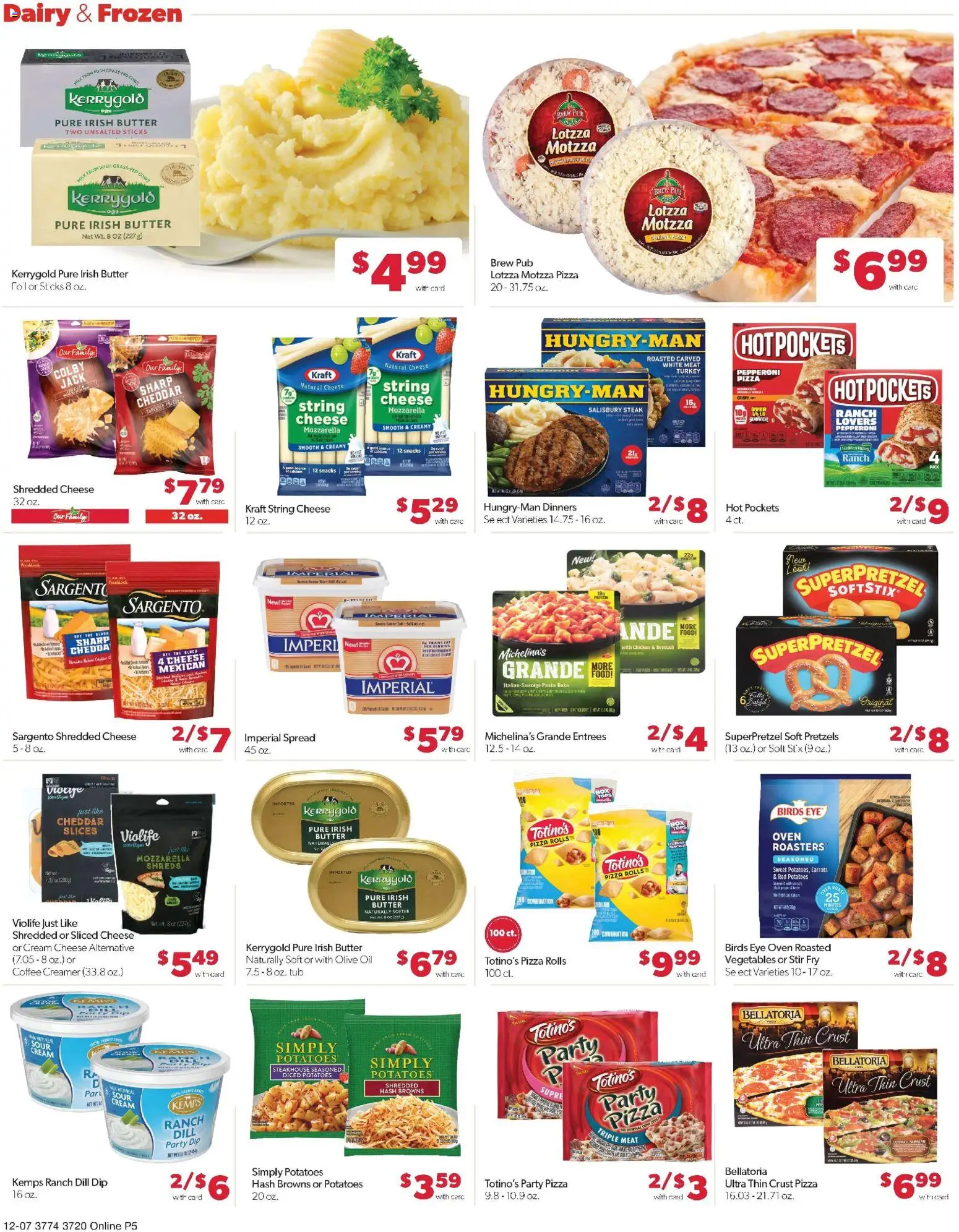 Family Fare Weekly Ad - NE - valid from 07.12.2025 | Page: 15 | Products: Butter, Cheese, Pizza, Sausage