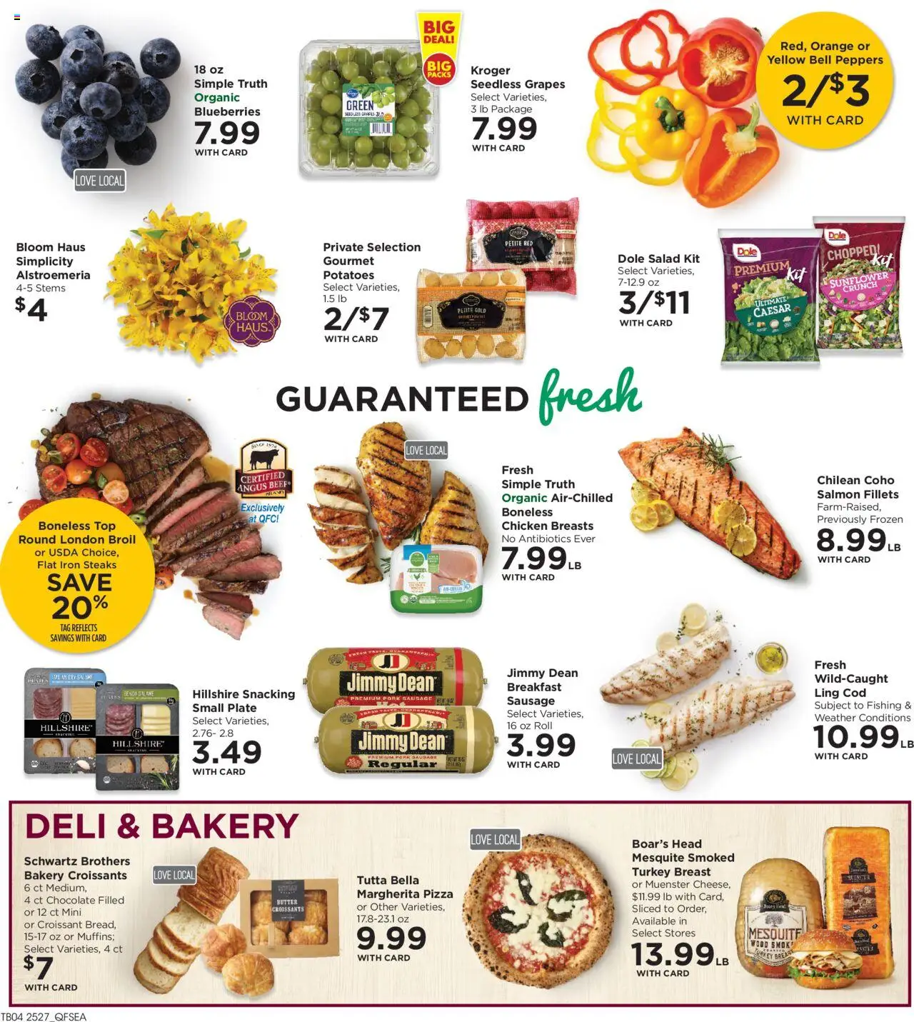 QFC Weekly Ad - valid from 06.08.2025 | Page: 9 | Products: Peppers, Sausage, Blueberries, Iron