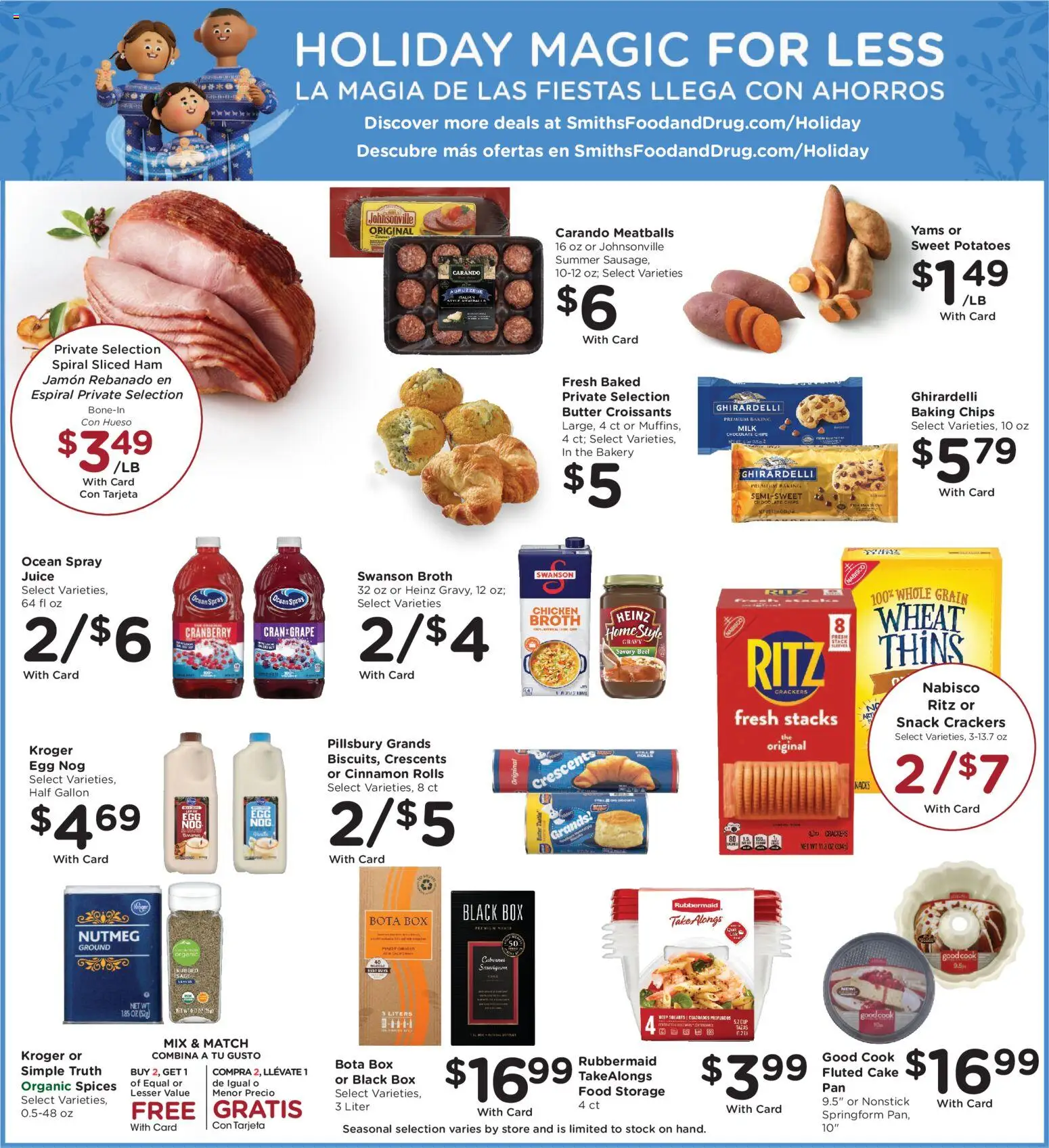 Smith's Weekly Ad - ID - valid from 10.12.2025 | Page: 6 | Products: Butter, Chocolate, Chips, Spices