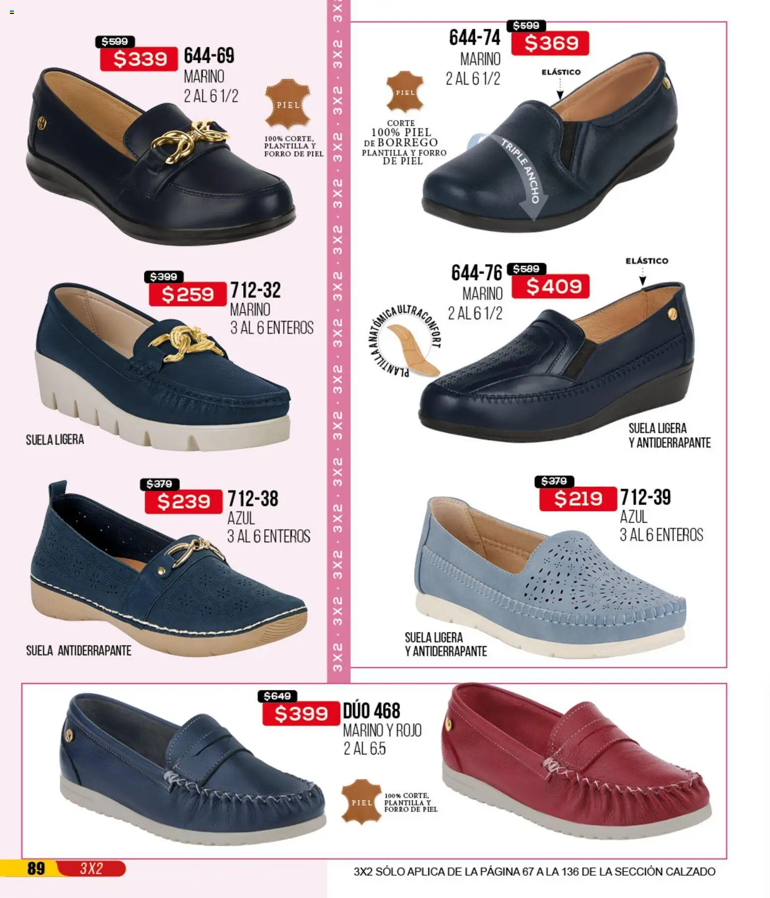 Nuevas ofertas de Cklass válidas en toda la República Mexicana desde el 14.04.2026. ¡Encuentra las mejores ofertas en Cklass catálogo 3X2 Digital Calzado! | Página: 90