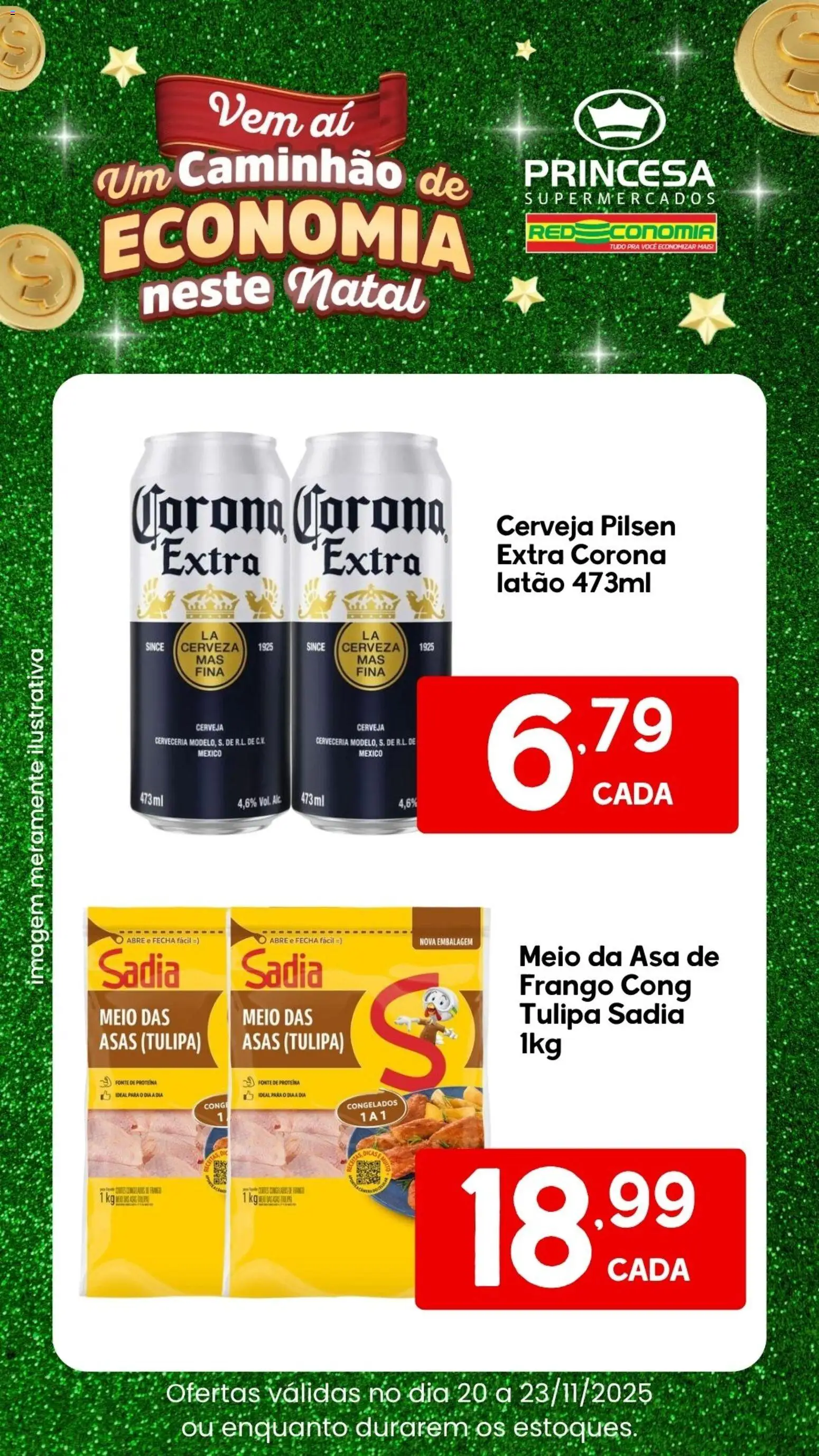 Princesa Folheto - válido de 20.11.2025 | Página: 2 | Produtos: Asa de frango, Cerveja, Frango