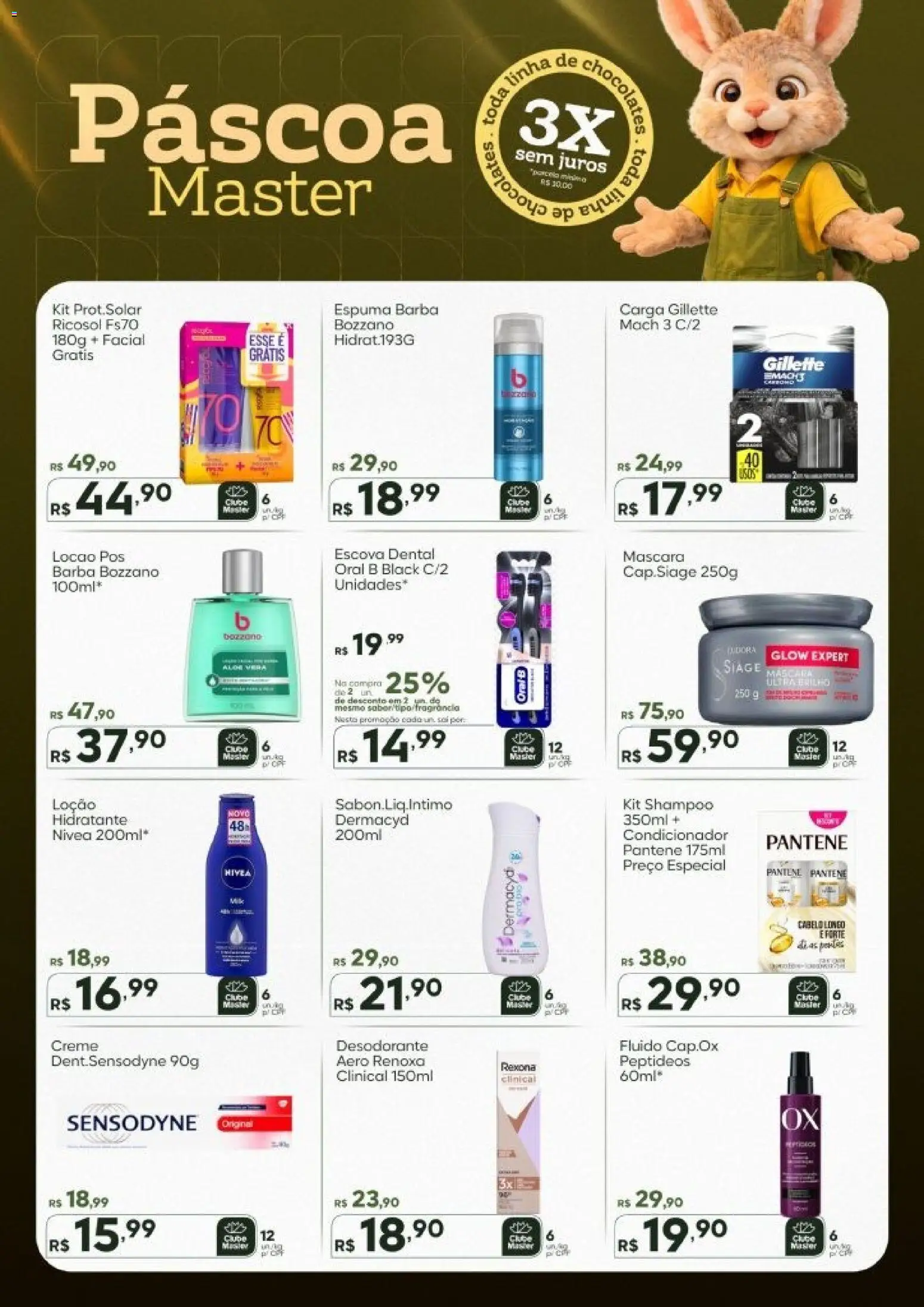 Master Folheto - válido de 02.03.2026 | Página: 11 | Produtos: Condicionador, Desodorante, Creme, Rexona