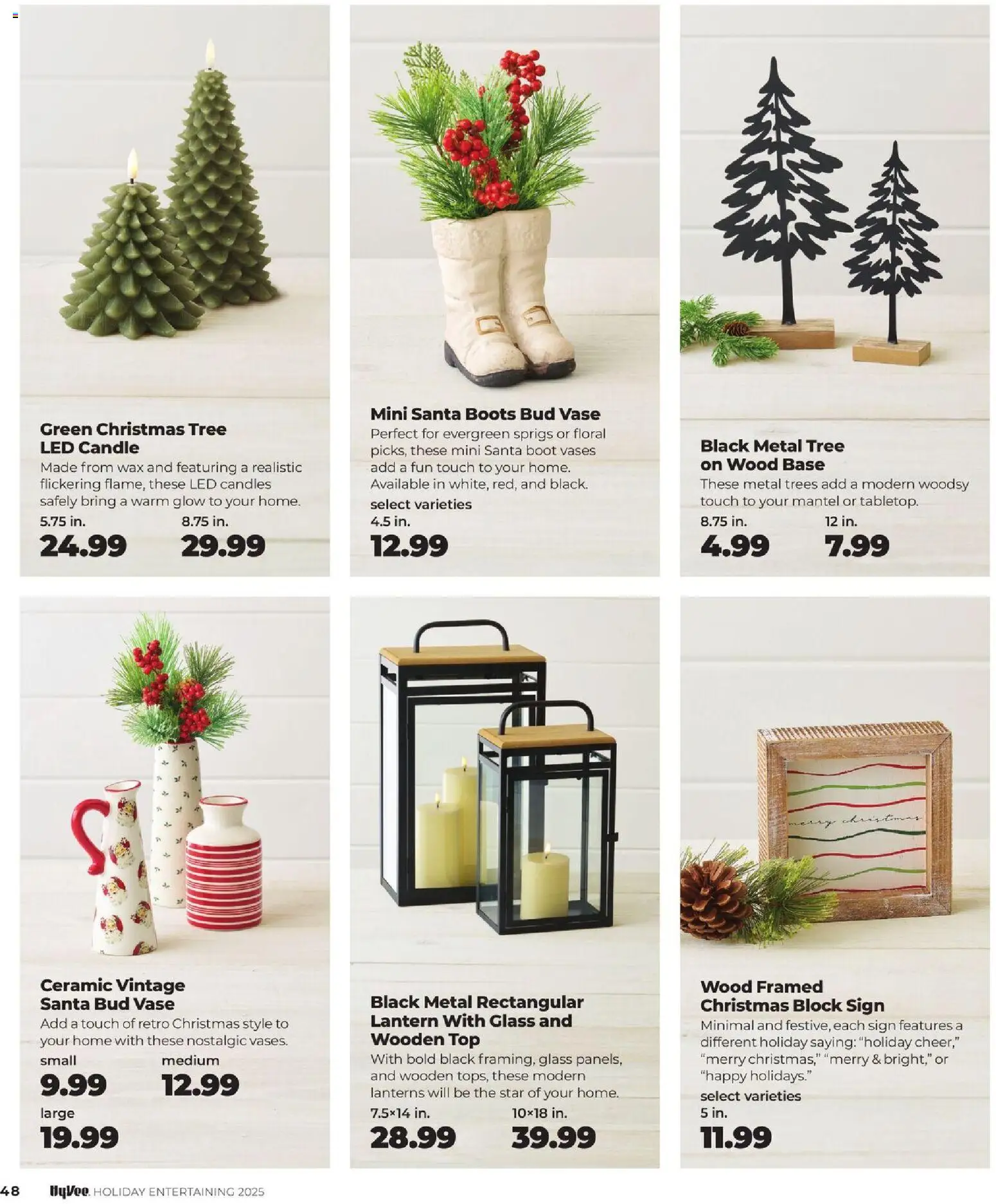 HyVee Holiday Entertaining - valid from 10.11.2025 | Page: 50 | Products: Vase, Boots