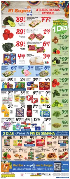 Preview of El Super weekly ads valid from 10.09.2025