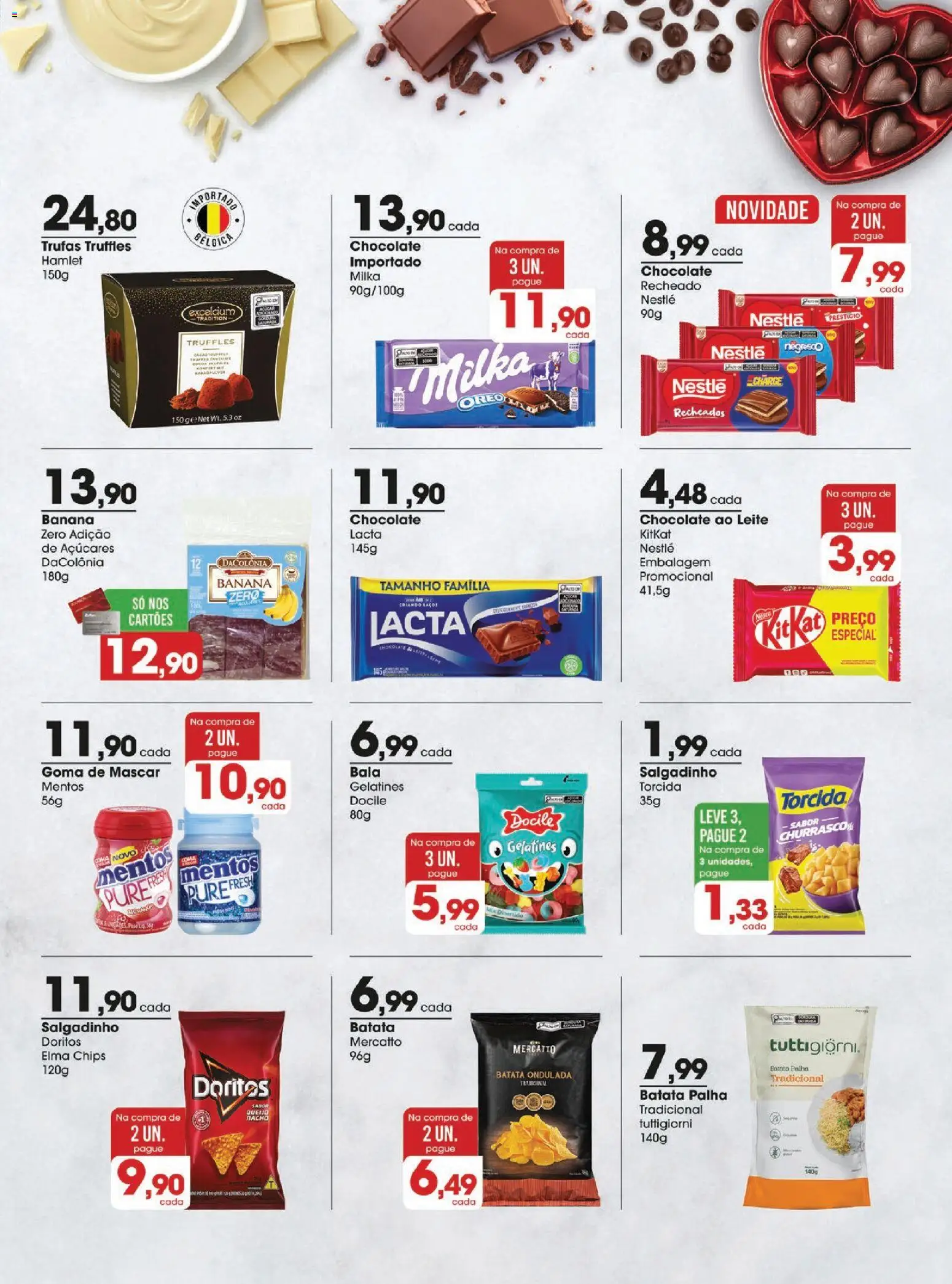 Zaffari Folheto - válido de 18.11.2025 | Página: 7 | Produtos: Elma Chips, Chocolate, Batata palha, Bala