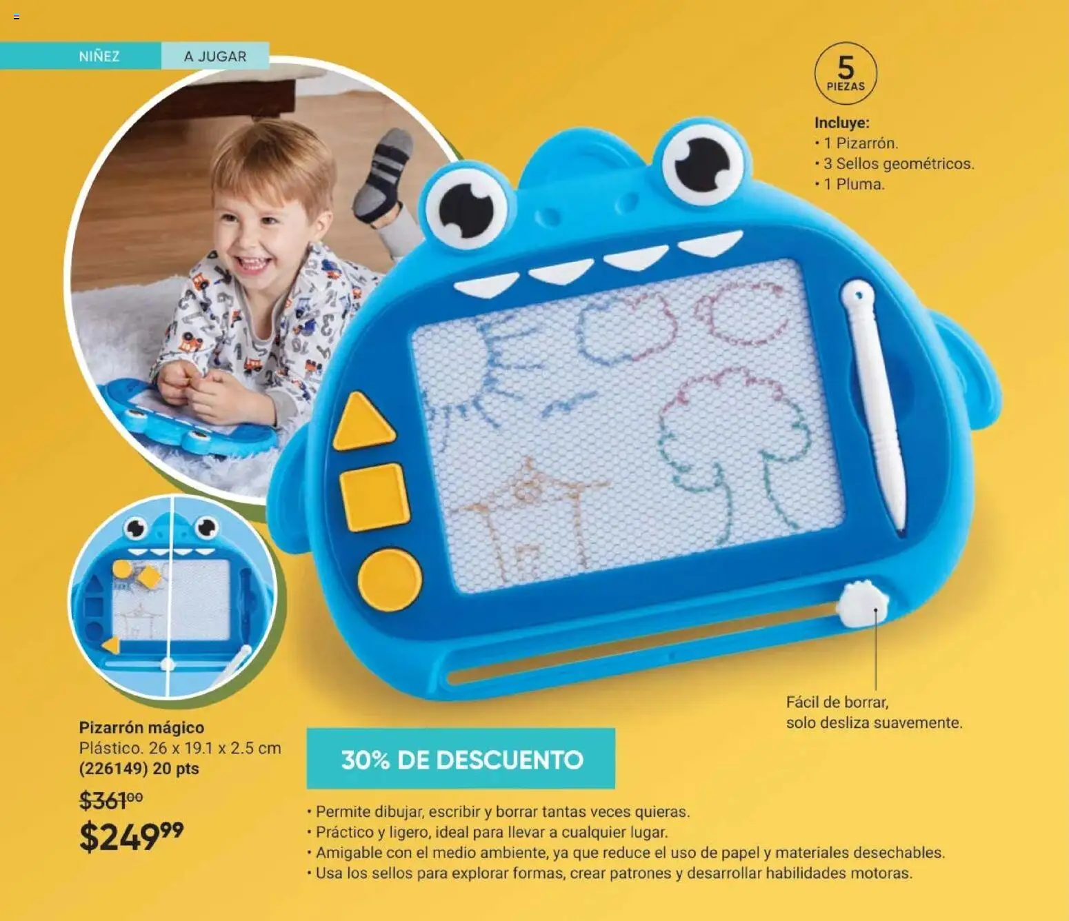 Nuevas ofertas de AVON válidas en toda la República Mexicana desde el 24.04.2026. ¡Encuentra las mejores ofertas en AVON Casa & Estilo 7 2026! | Página: 44 | Productos: Pizarrón