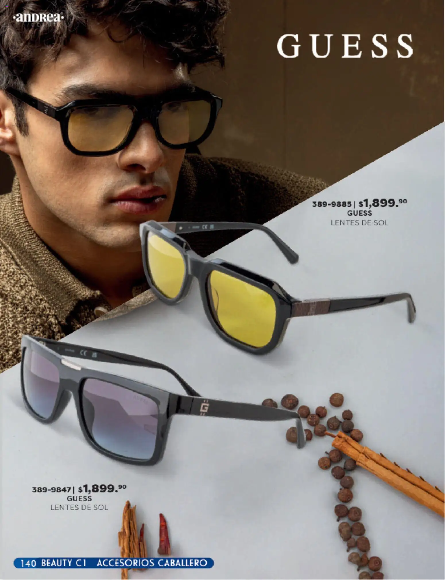 Nuevas ofertas de Andrea válidas en toda la República Mexicana desde el 25.01.2026. ¡Encuentra las mejores ofertas en Andrea catálogo Beauty! | Página: 140 | Productos: Lentes, Lentes de sol