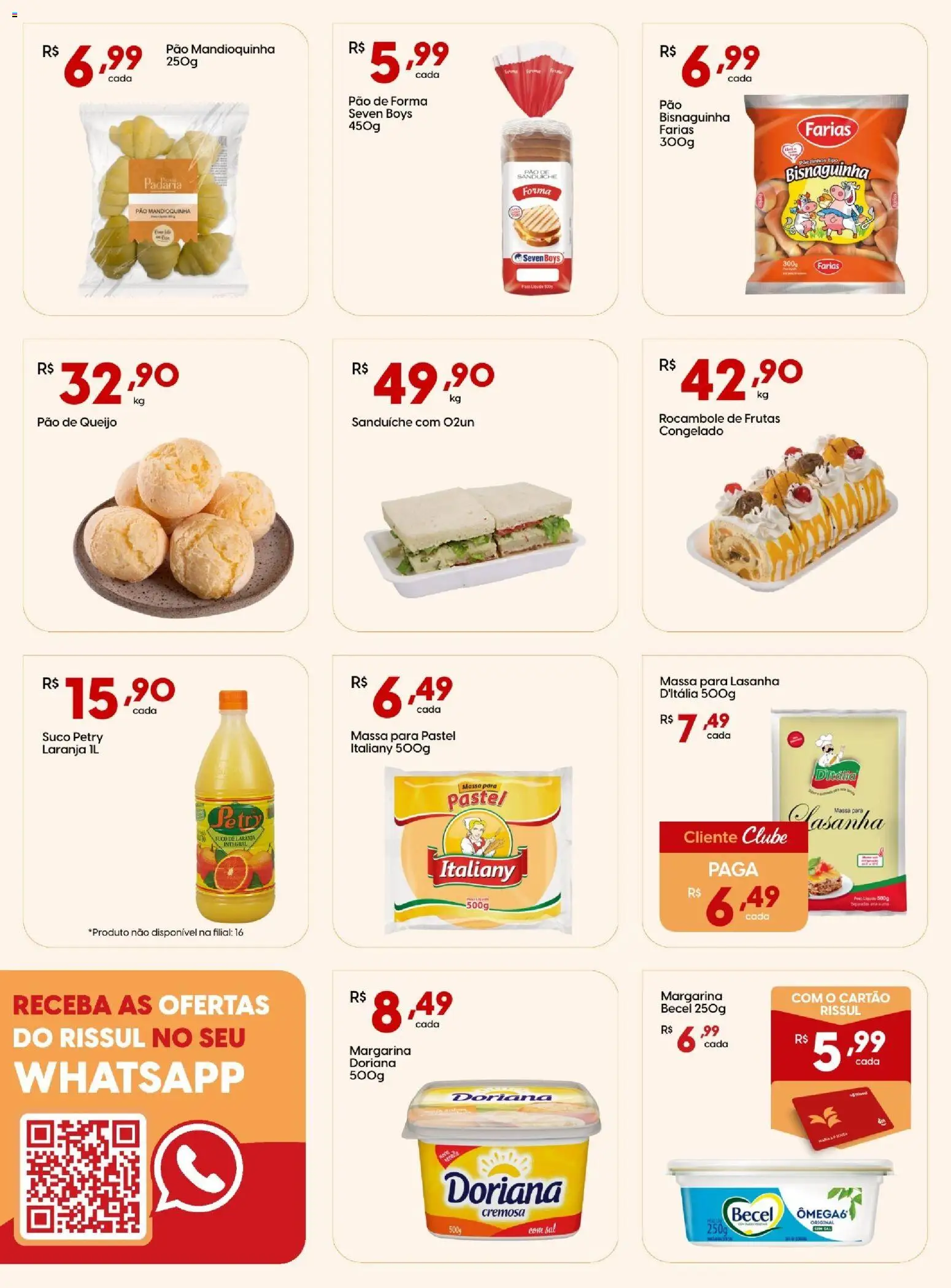 Rissul Folheto - válido de 15.01.2026 | Página: 5 | Produtos: Mandioquinha, Queijo, Pão, Pão de queijo
