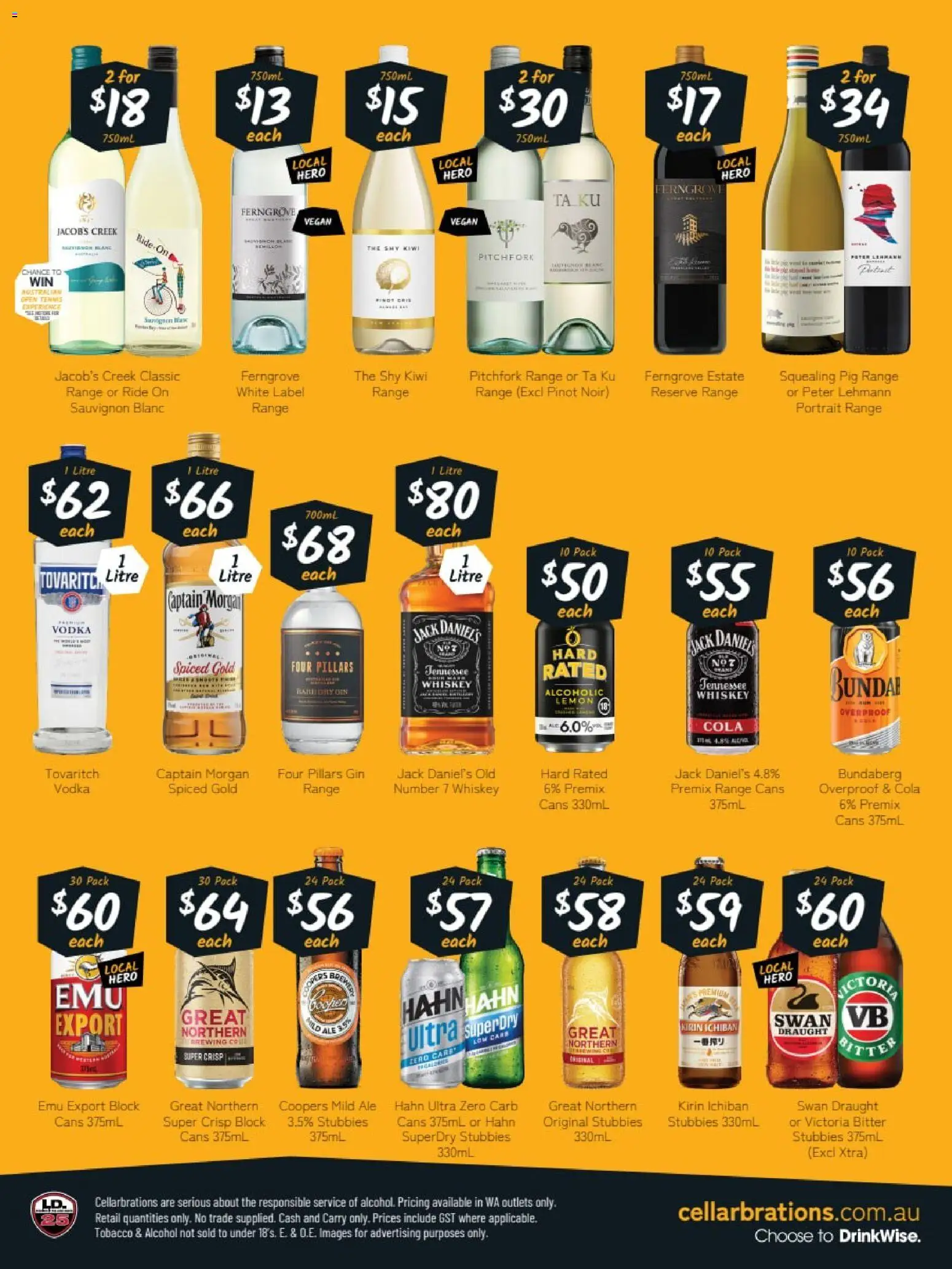 Cellarbrations catalogue - valid from 03.11.2025 | Page: 2 | Products: Gin, Vodka, Whiskey, Lemon