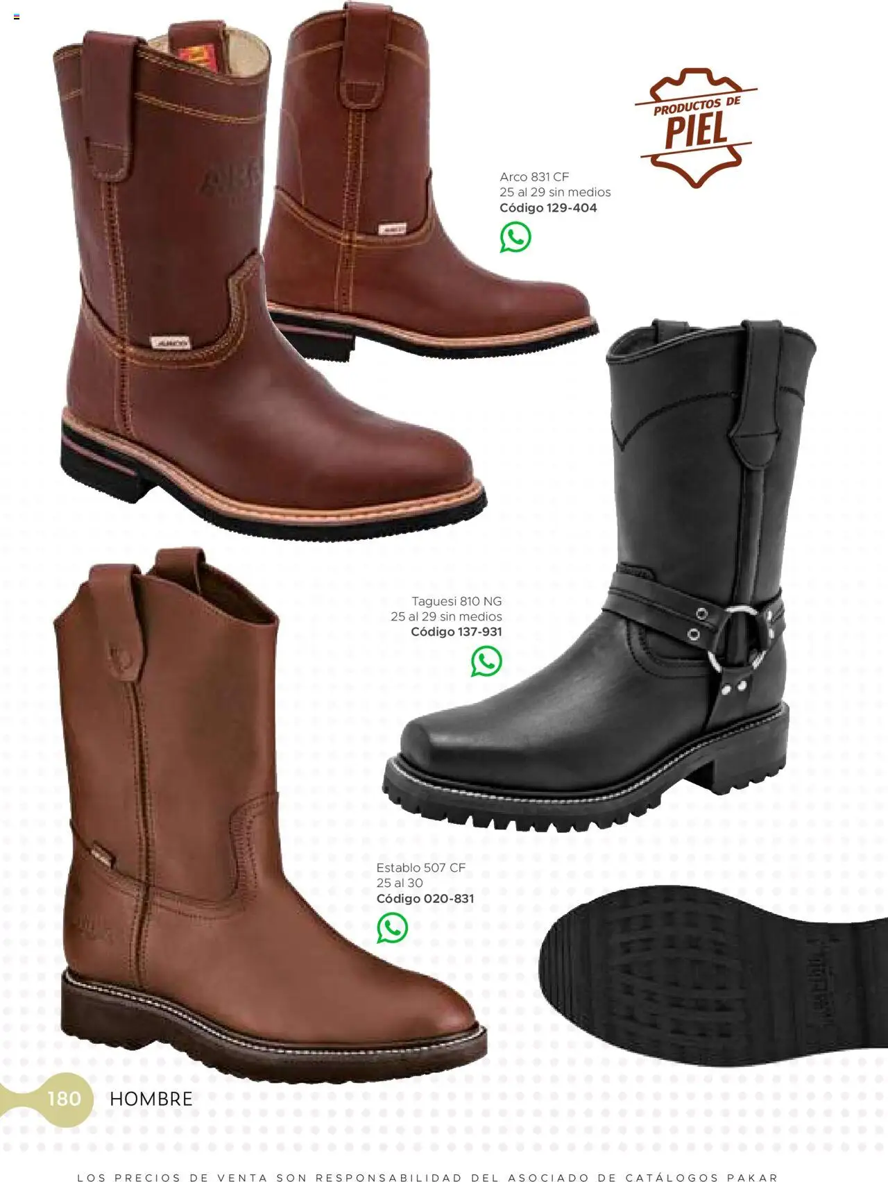 Nuevas ofertas de SC Pakar válidas en toda la República Mexicana desde el 24.07.2025. ¡Encuentra las mejores ofertas en SC Pakar - Catálogo Hombre otoño / invierno! | Página: 180