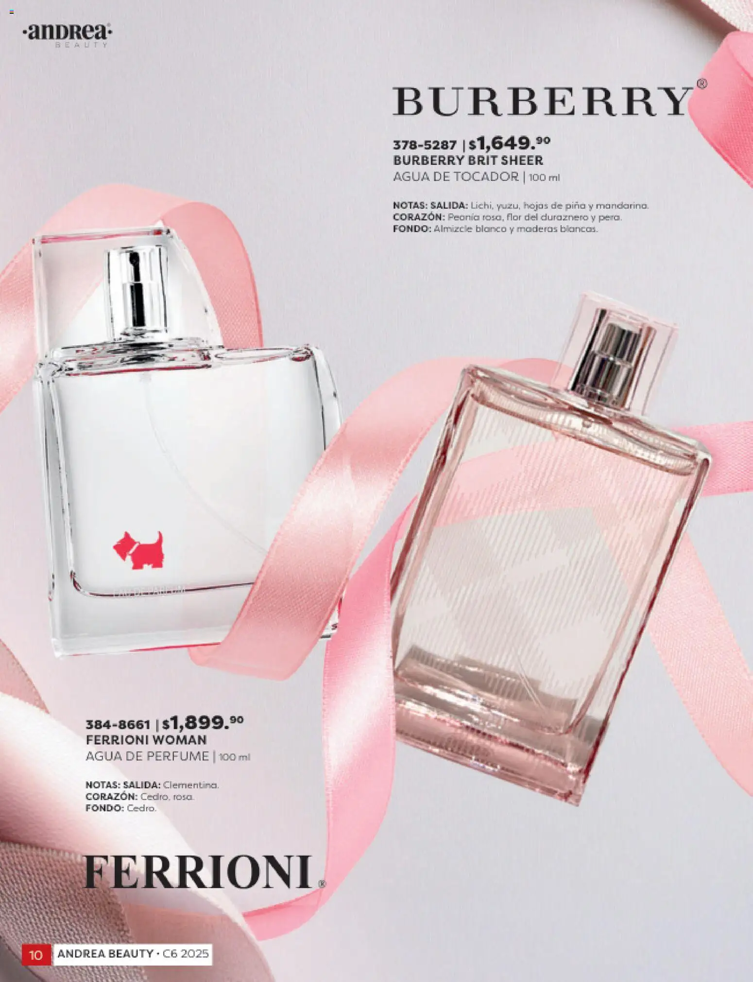 Nuevas ofertas de Andrea válidas en toda la República Mexicana desde el 31.10.2025. ¡Encuentra las mejores ofertas en Andrea catálogo Beauty! | Página: 10 | Productos: Agua, Piña, Perfume