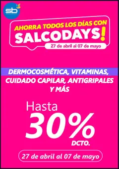 Salcobrand Ofertas  válido desde el 28.04.2026