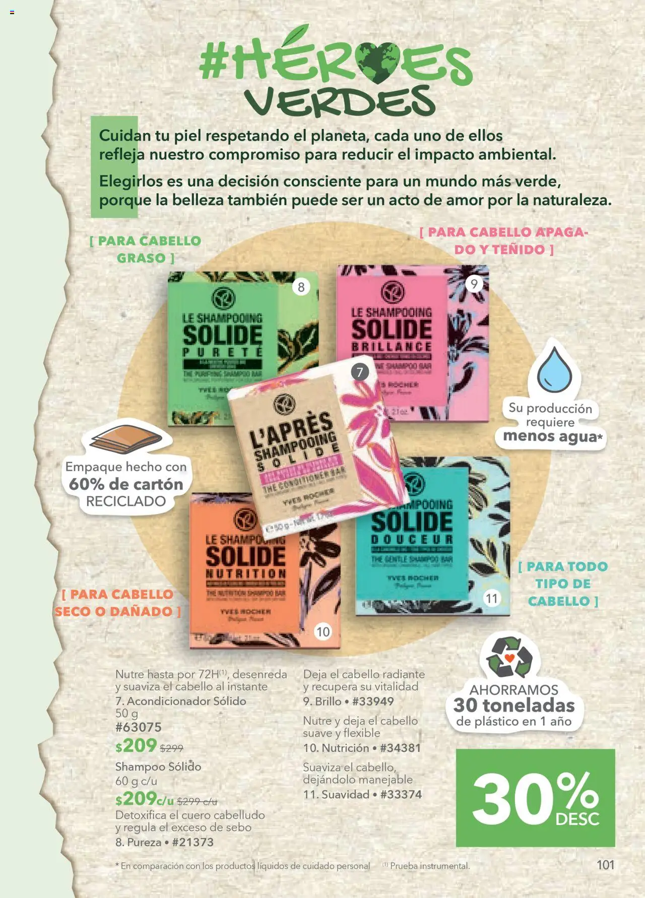 Nuevas ofertas de Yves Rocher válidas en toda la República Mexicana desde el 05.08.2025. ¡Encuentra las mejores ofertas en Yves Rocher - Campaña 11 2025! | Página: 103 | Productos: Brillo, Radiante, Flexible, Acondicionador