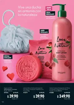 Vista previa de Oriflame campaña 2 2026, nuevo folleto de la tienda, válido en México a partir del 24.01.2026 | Página: 124 | Productos: Barra, Baño, Crema corporal, Jabón