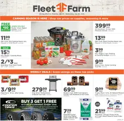 Preview of Mills Fleet Farm weekly ads valid from 24.07.2025