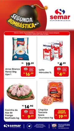 Semar Supermercado - Ofertas do Dia - Pré-Visualização do folheto da loja Semar Supermercado, válido de 04.08.2025