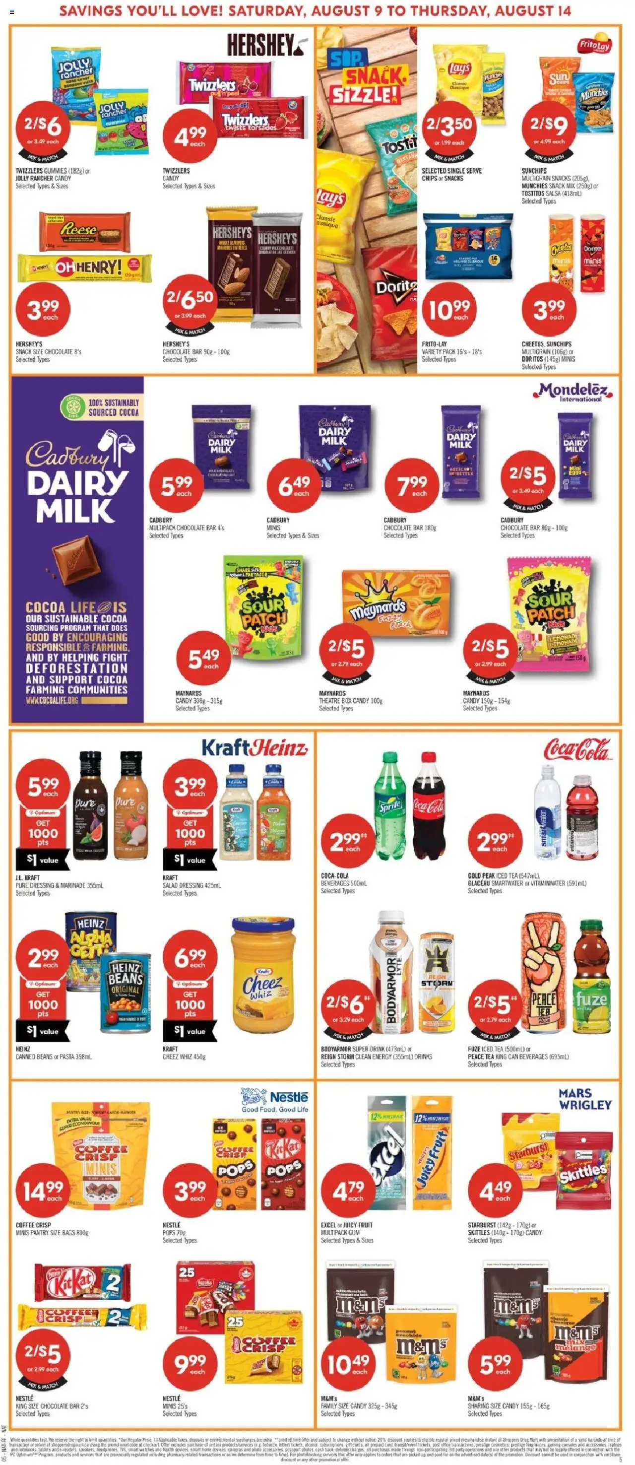 Shoppers flyer valid from 09.08.2025 | Page: 7