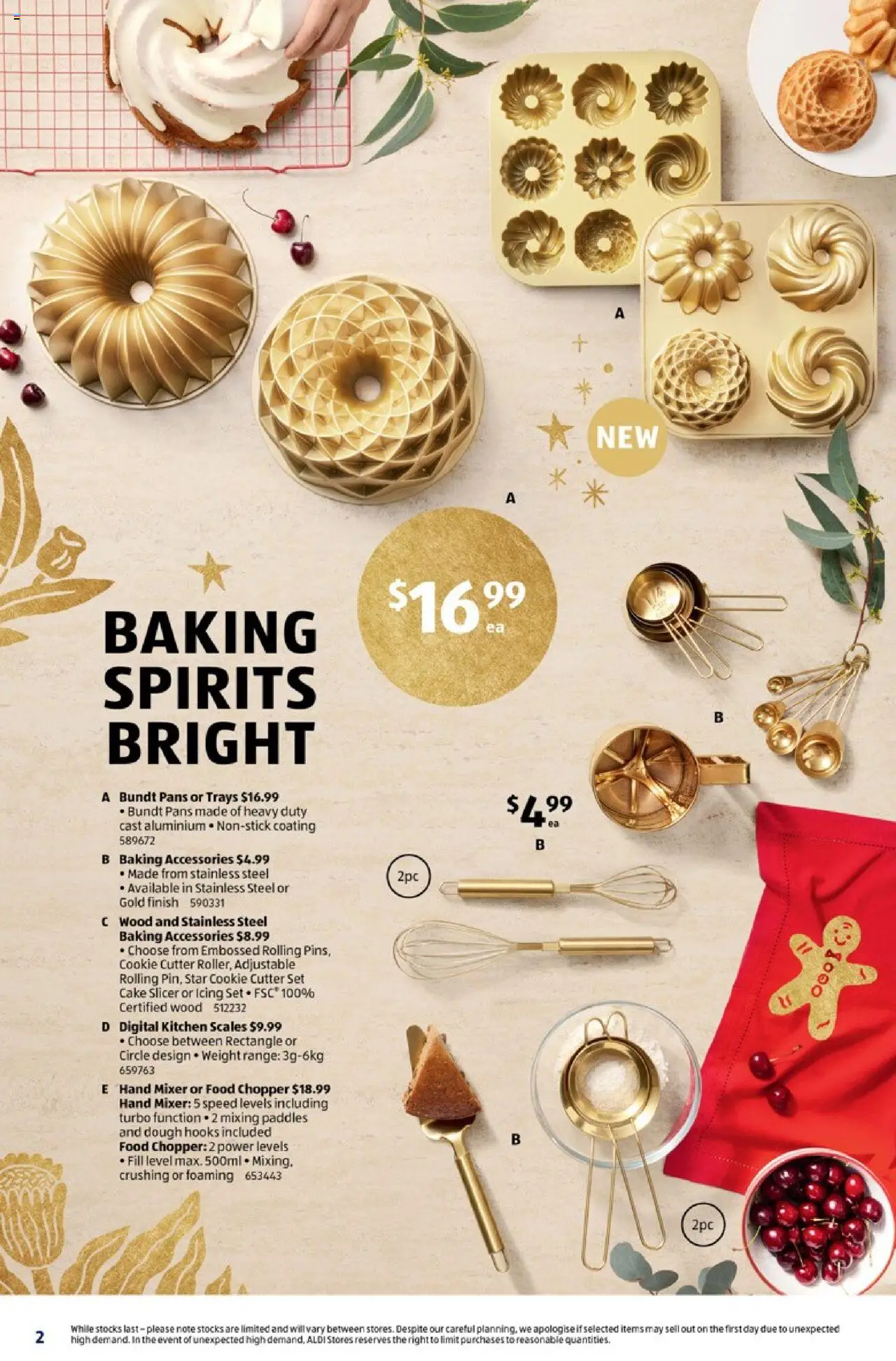 Aldi catalogue - valid from 08.10.2025 | Page: 2 | Products: Wood, Cutter, Slicer, Mixer