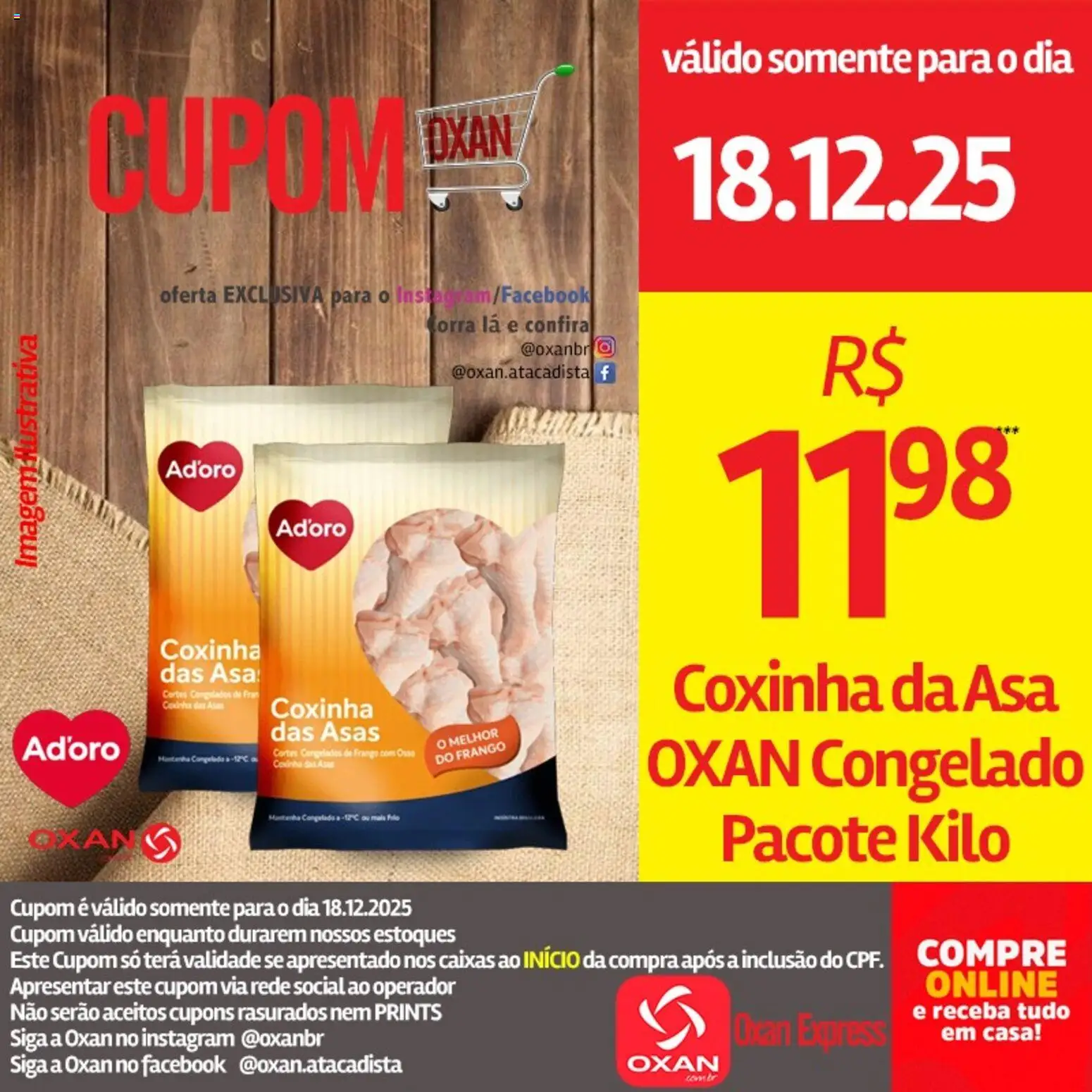 Oxan Atacadista Folheto - válido de 18.12.2025 | Página: 8 | Produtos: Frango