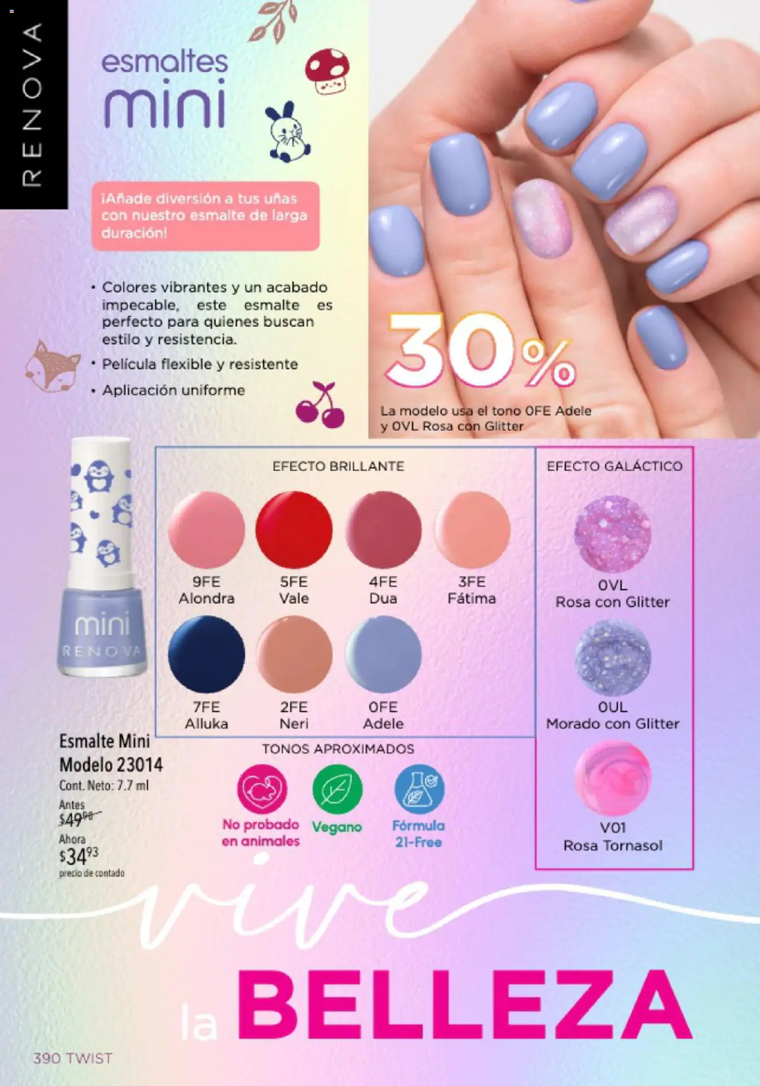 Nuevas ofertas de Ilusión válidas en toda la República Mexicana desde el 01.04.2026. ¡Encuentra las mejores ofertas en Ilusión catálogo Primavera! | Página: 392 | Productos: Glitter, Flexible