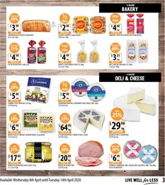 Preview of Supabarn catalogue  - valid from 08.04.2026 | Page: 3 | Products: Crumpets, Dairy, Cheese, Cream
