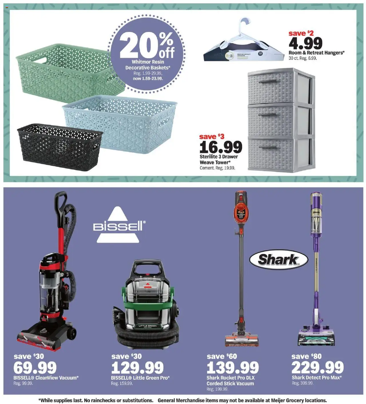 Meijer Back to Class for Less - valid from 10.08.2025 | Page: 7 | Products: Vacuum, Weight